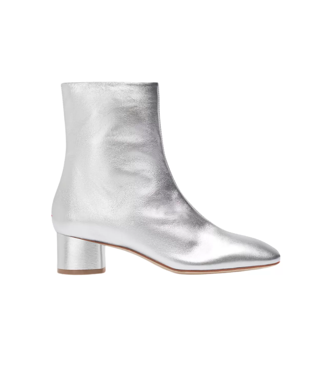 Cheap Allegra Nappa Leather Boot In Silver Boots