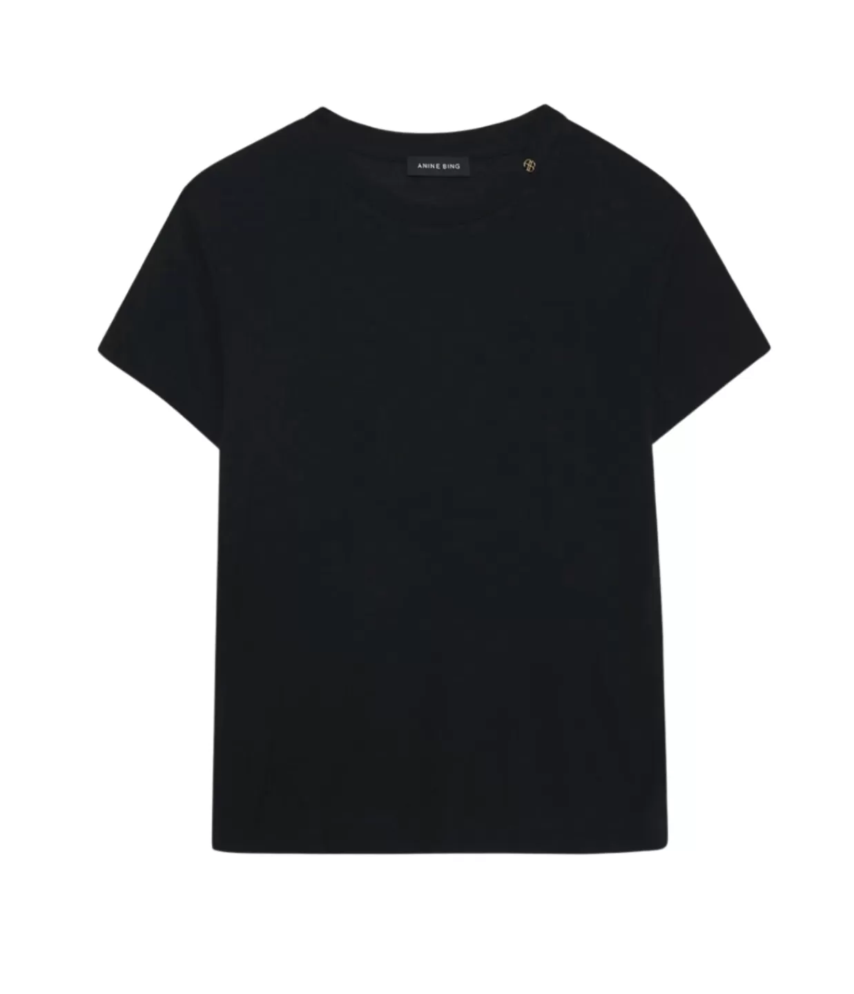 Store Amani Tee In Black Cashmere Blend T-Shirts & Tanks