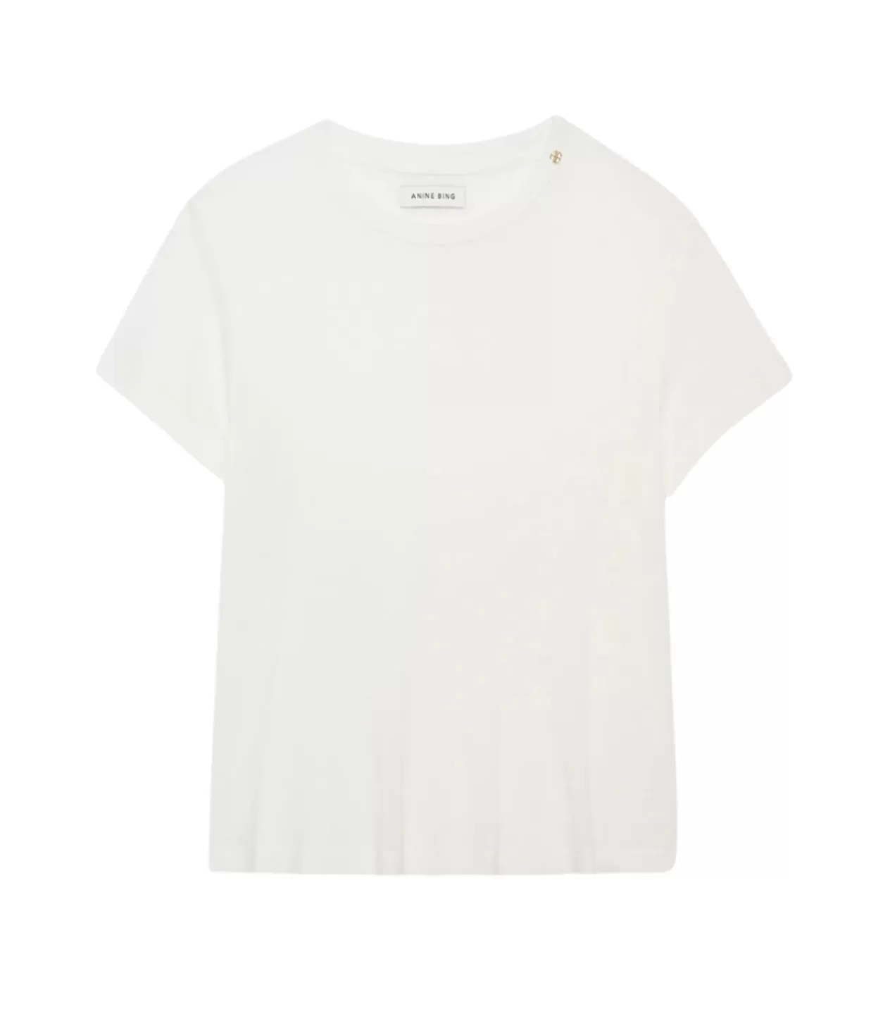 Best Sale Amani Tee In Off White Cashmere Blend T-Shirts & Tanks