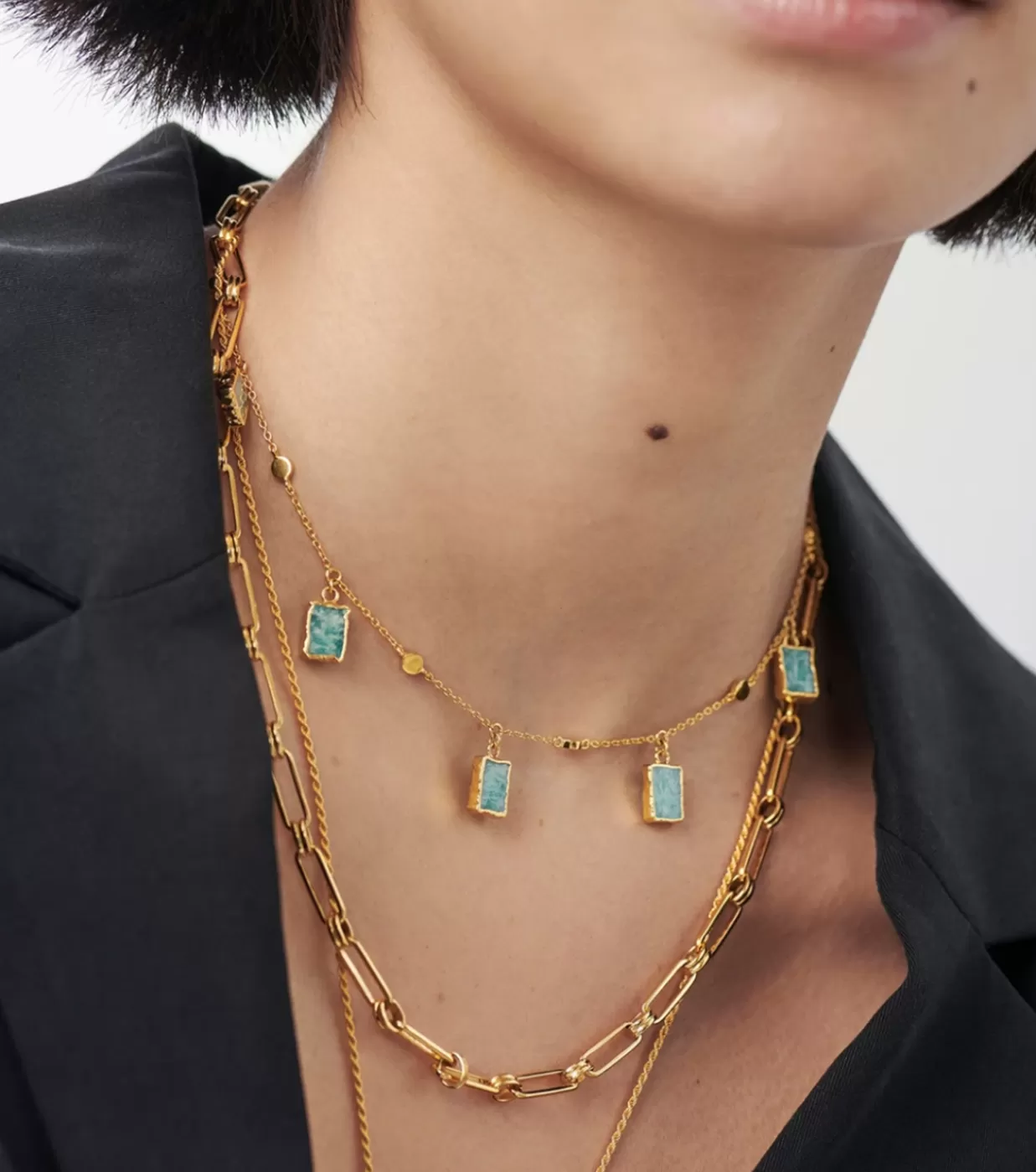 Cheap Amazonite Lena Choker Jewellery | Necklaces