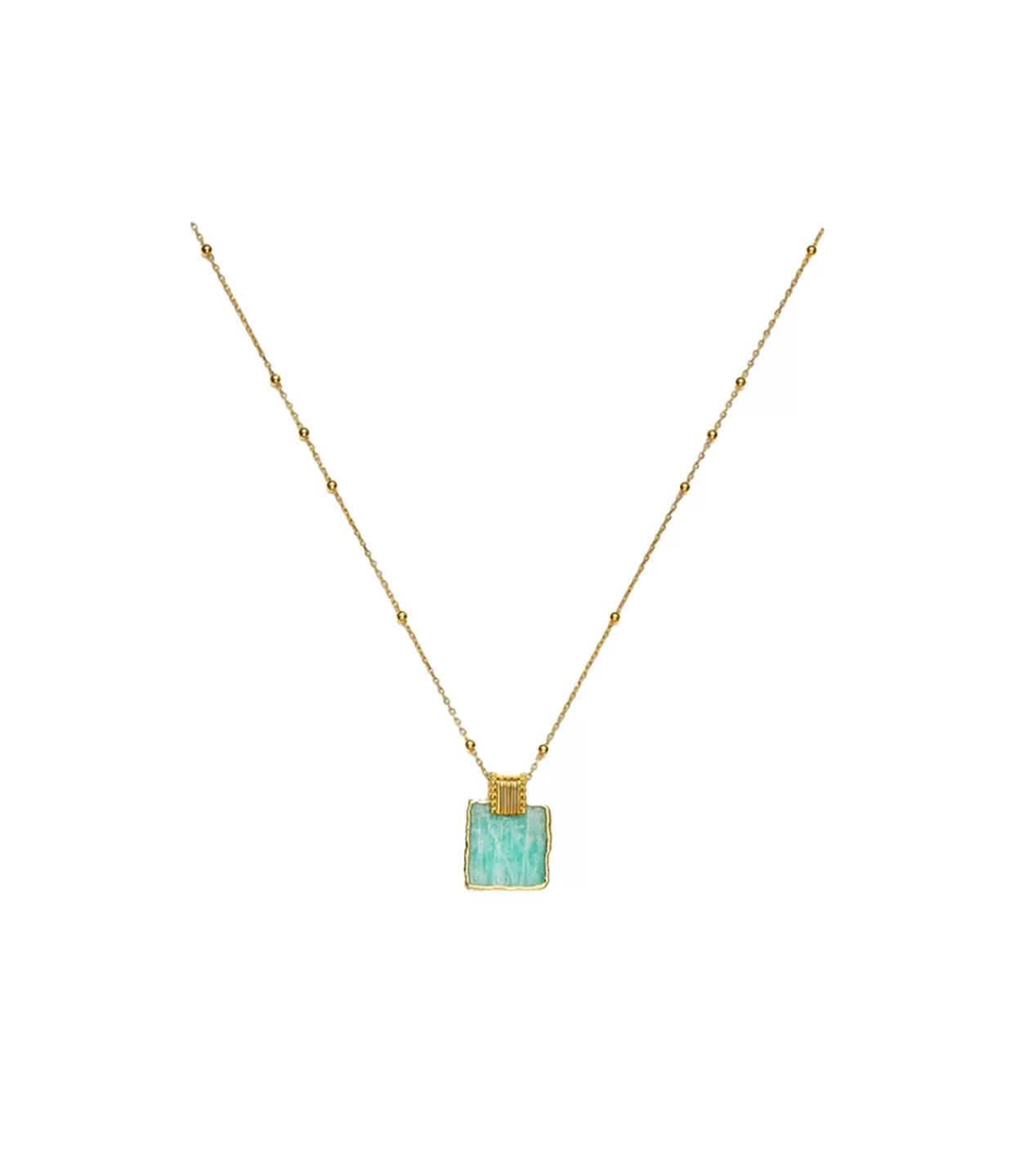 Flash Sale Amazonite Lena Necklace In Gold Jewellery | Necklaces