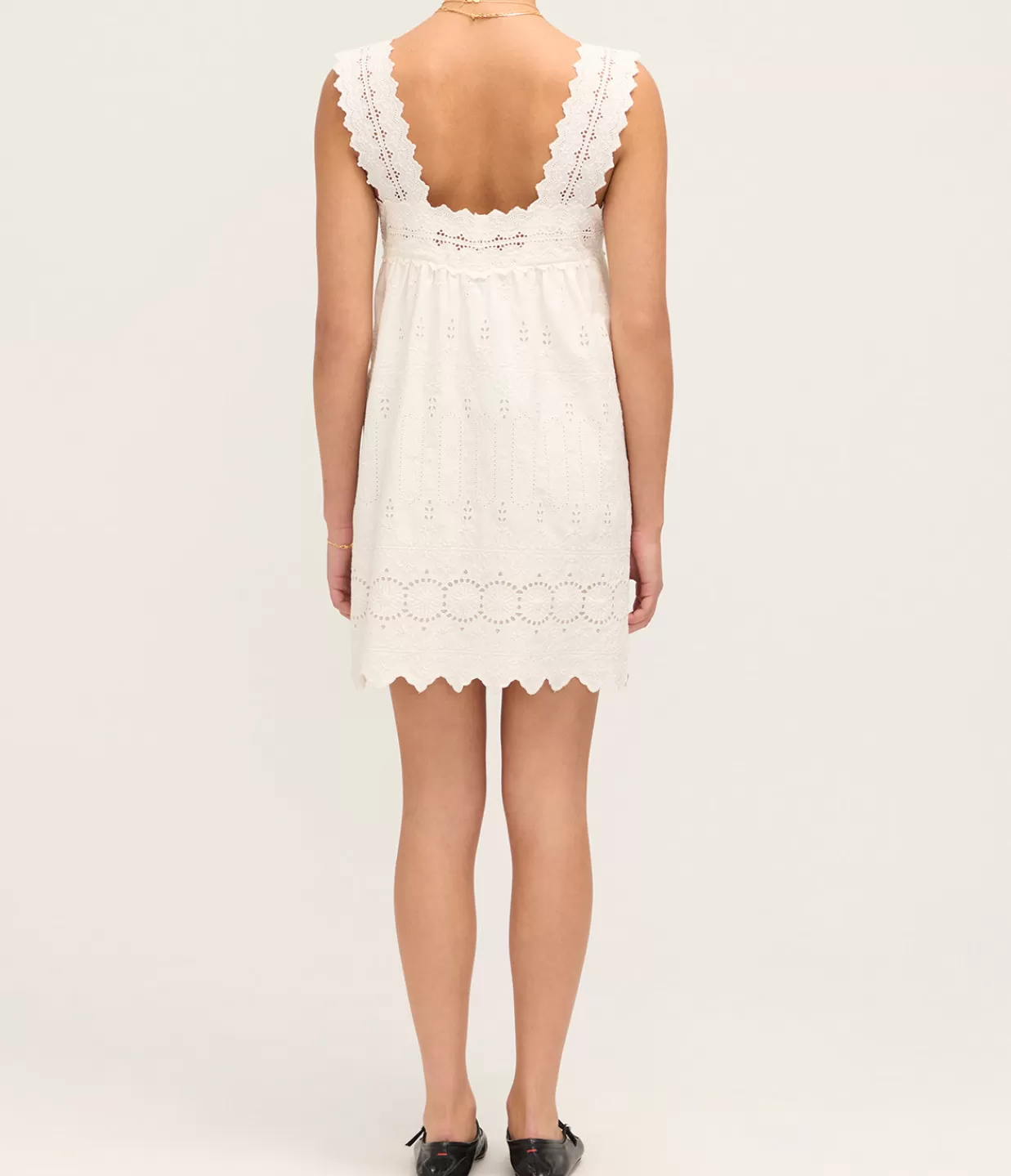 Fashion Amelia Mini Dress In Vintage White Dresses