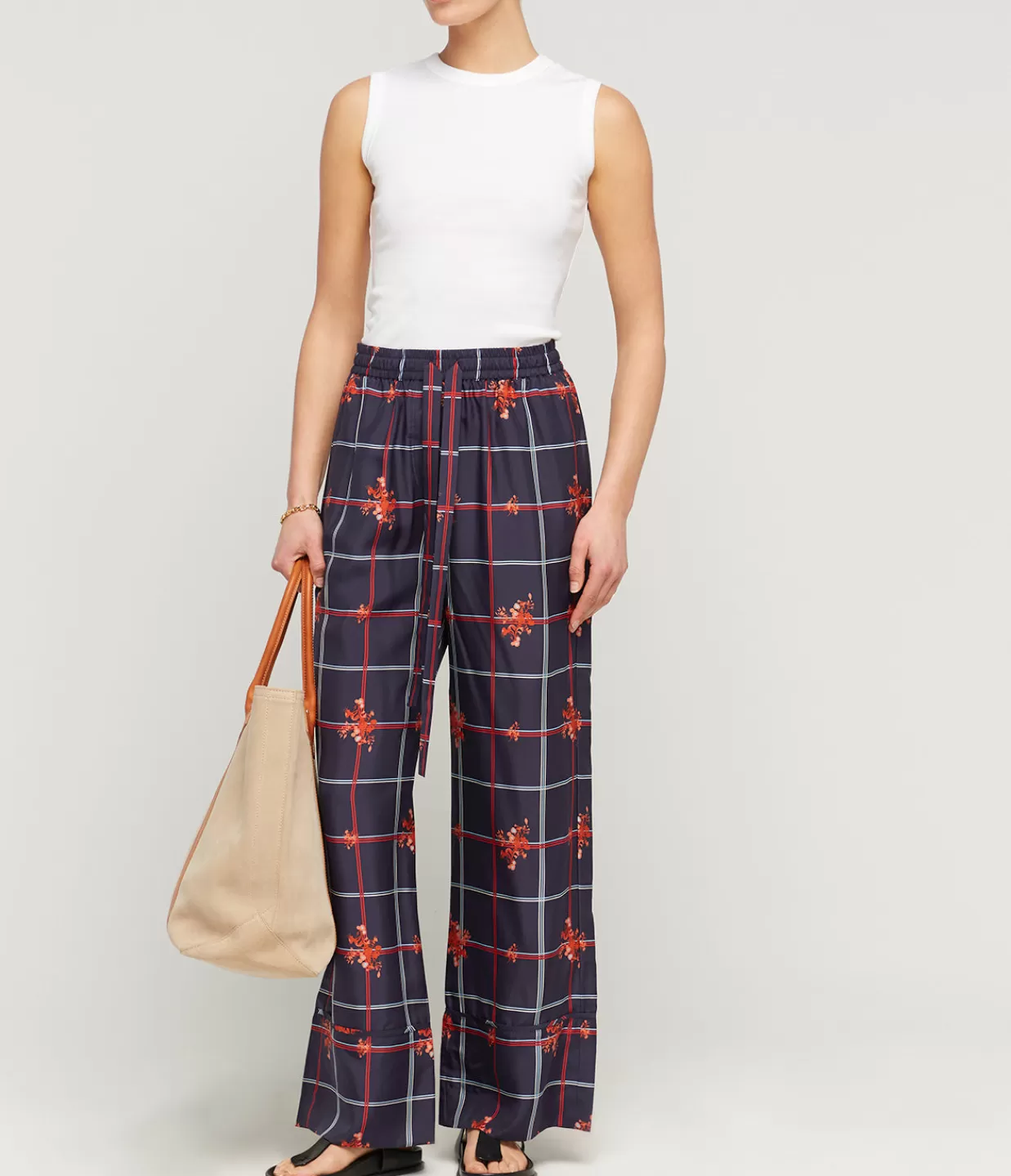 Hot Anya Wide Leg Pant In Ink Floral Pants