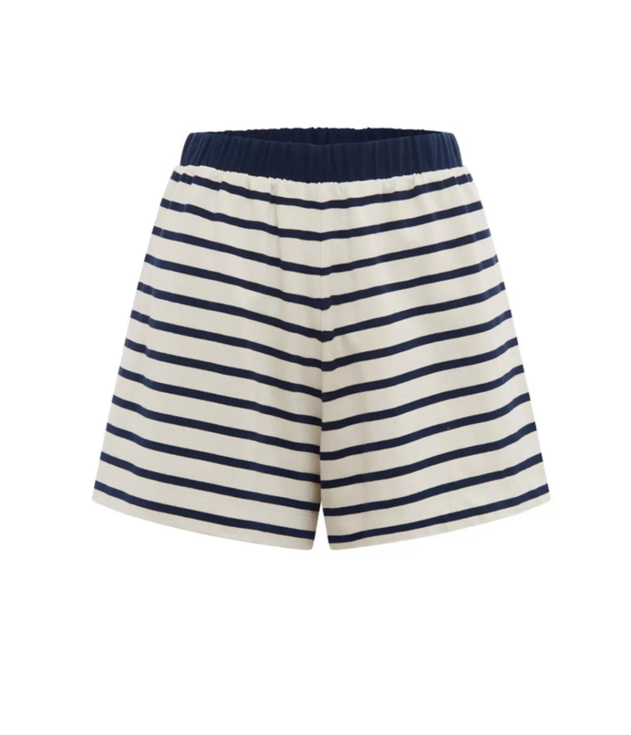 New Archie Short In Navy And Cream Stripe Shorts