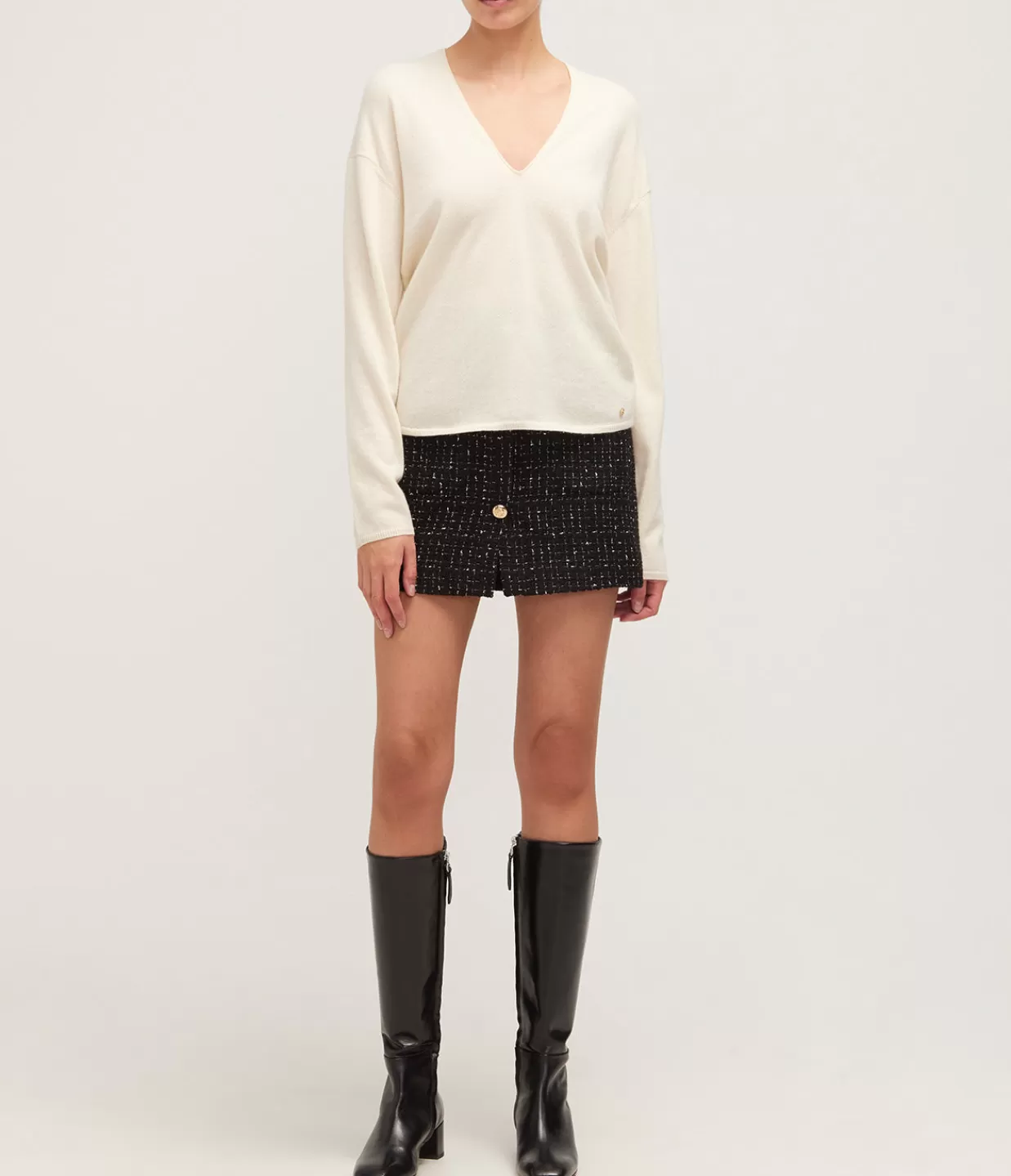 Online Athena Sweater In Ecru Knitwear