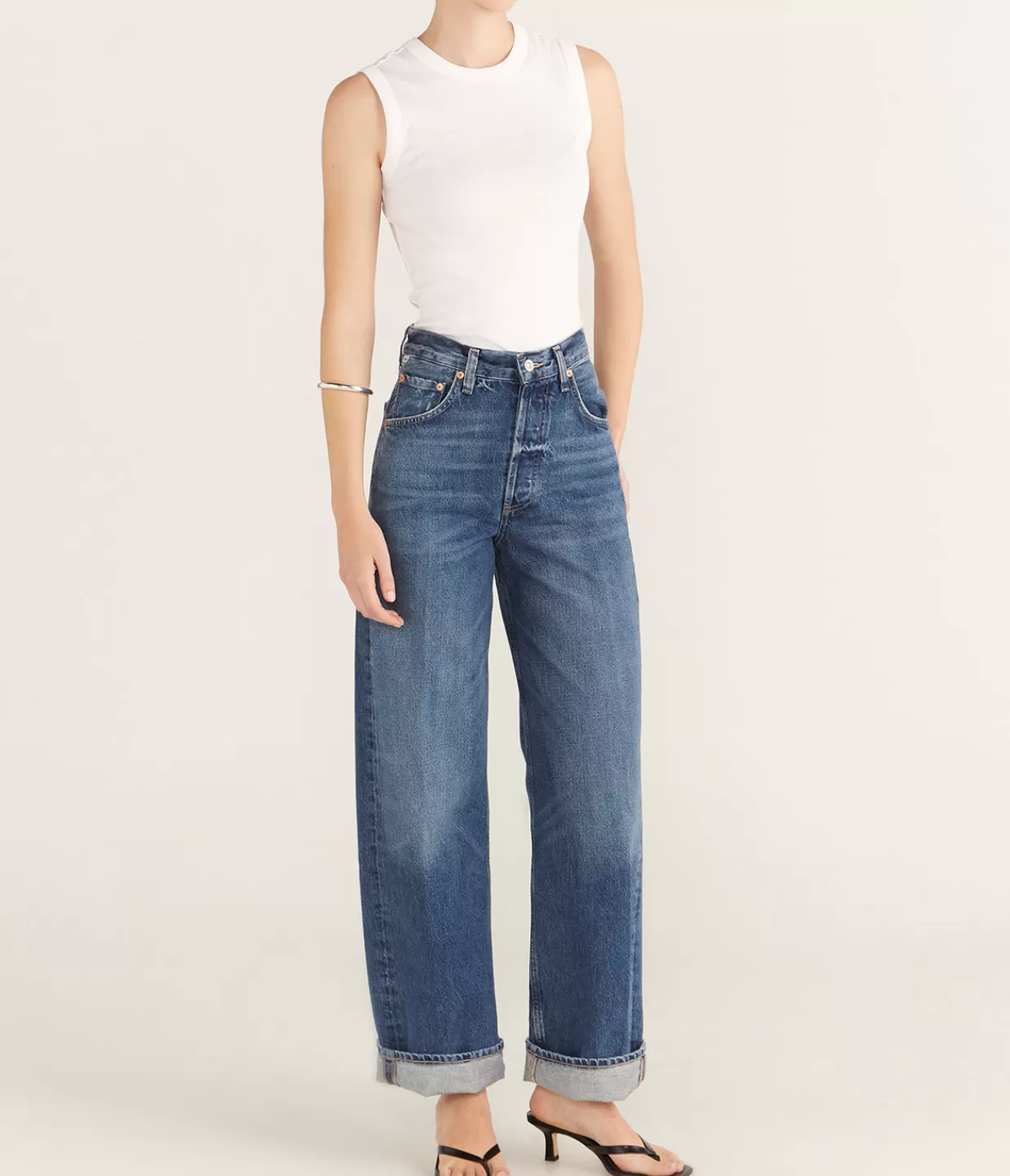 Best Ayla Baggy Jean In Claremont Denim