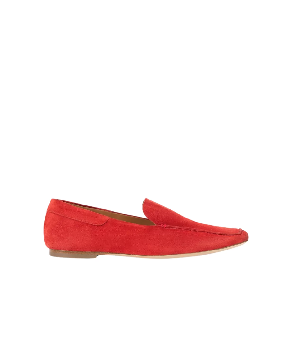 Shop Becks Soft Loafer In Chili Flat Shoes