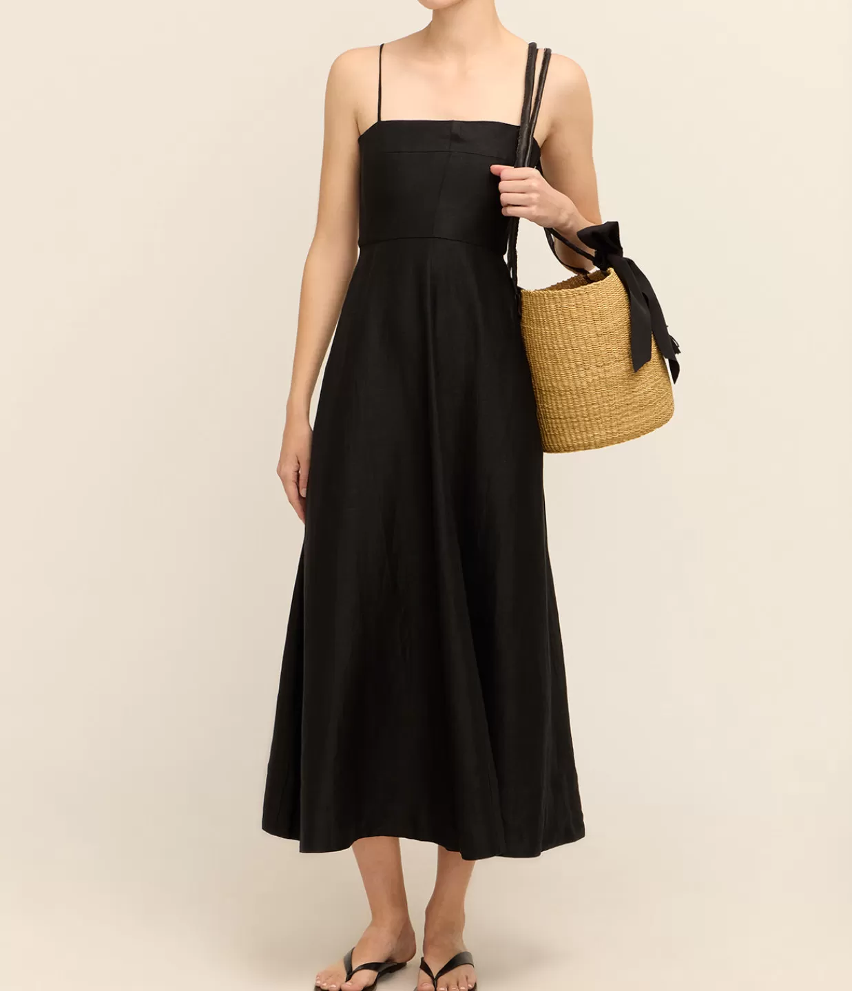 New Bormio Flared Dress In Black Dresses