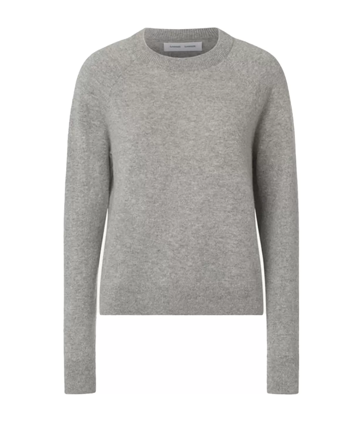 Best Boston Round Neck Sweater In Grey Melange Knitwear