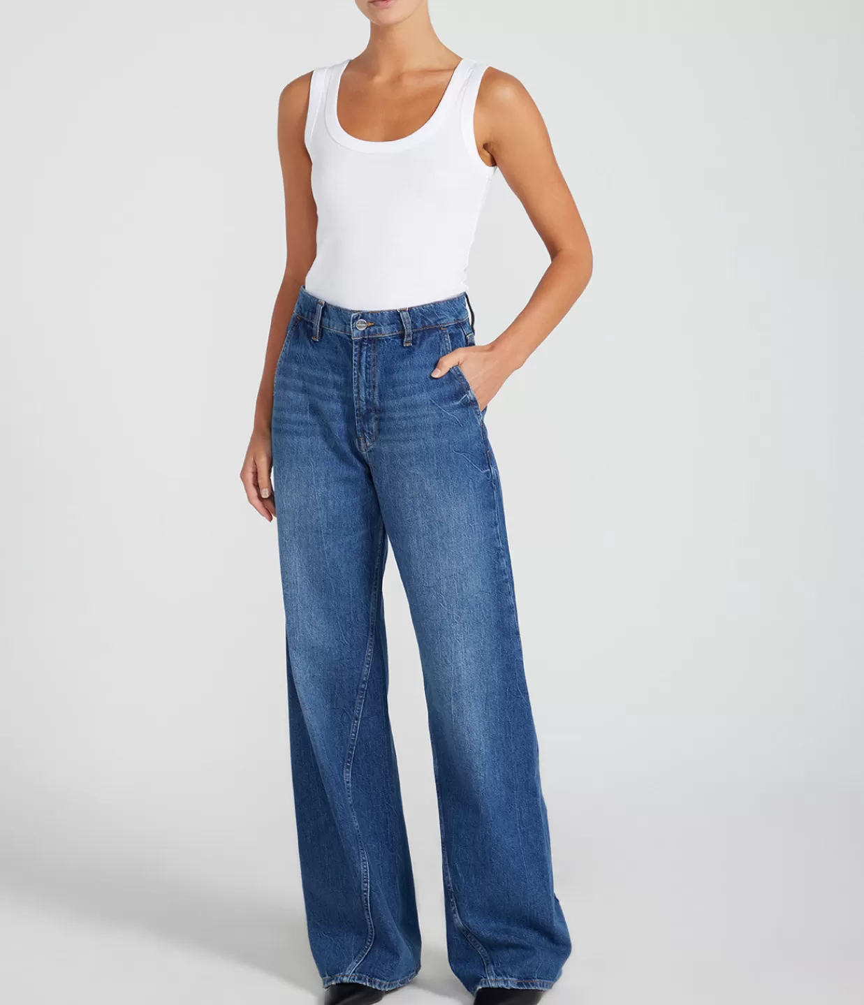 Cheap Briley Jean In Artic Blue Denim