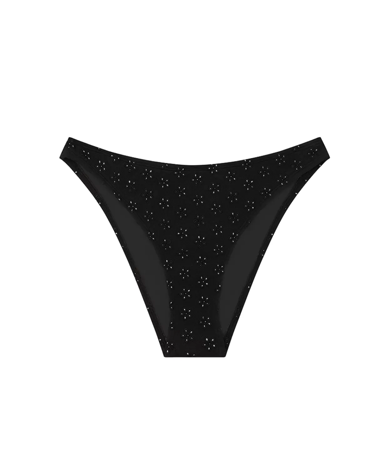 Cheap Broderie Pant In Noir Swim & Resortwear