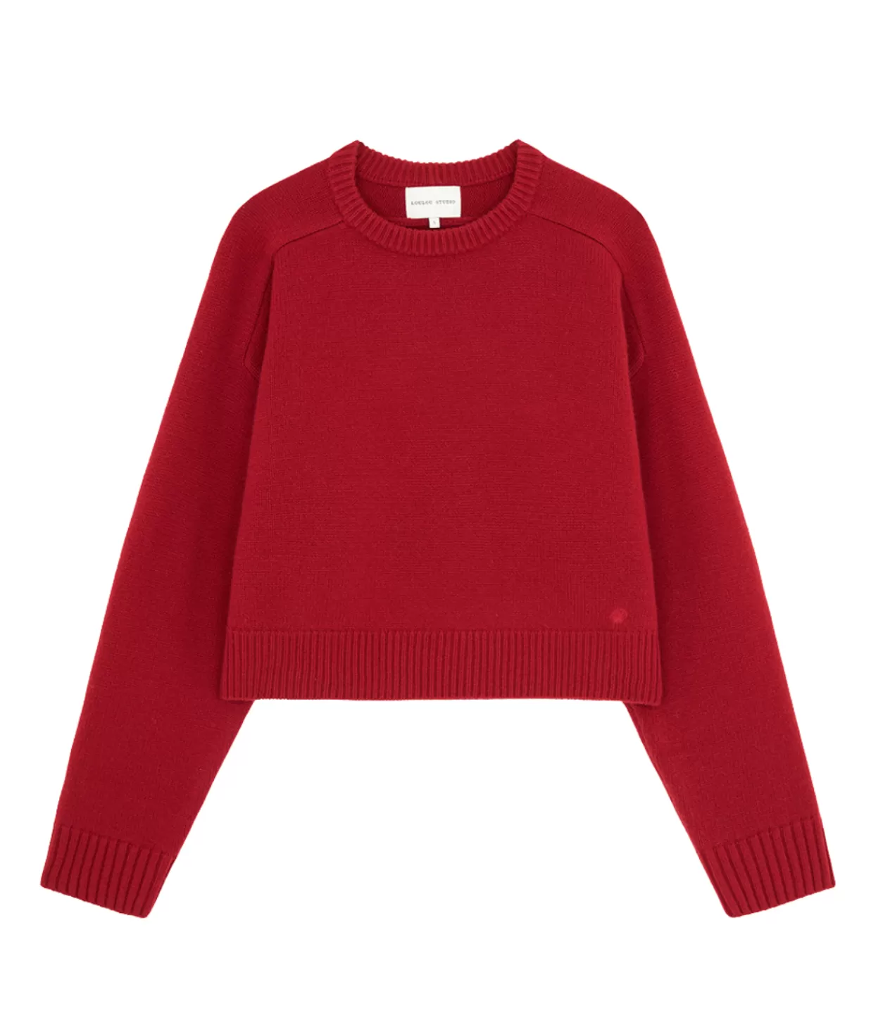 Flash Sale Bruzzi Cashmere Sweater In Bugundy Red Knitwear