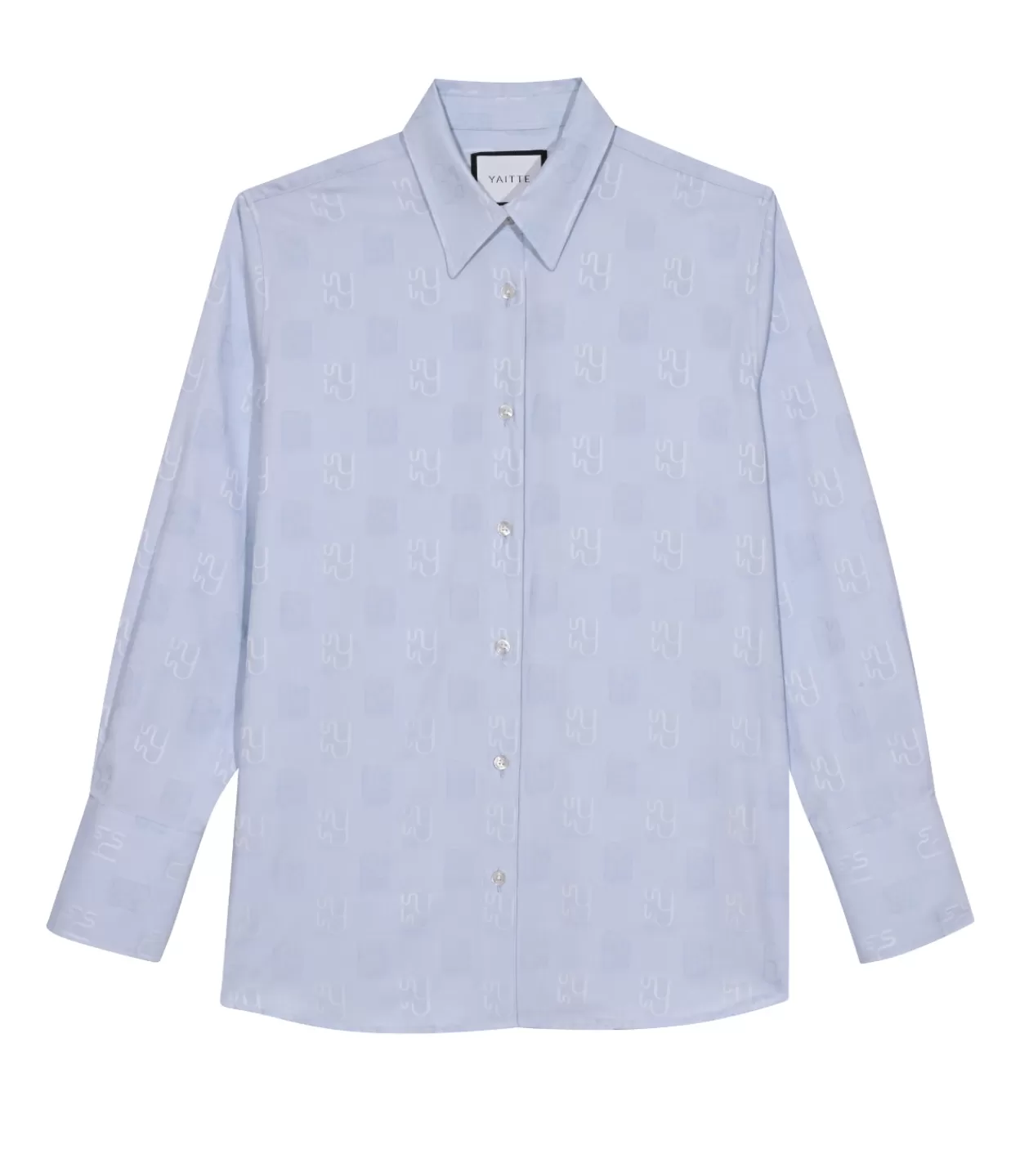 Hot Buoy Shirt In Jacquard Blue Tops