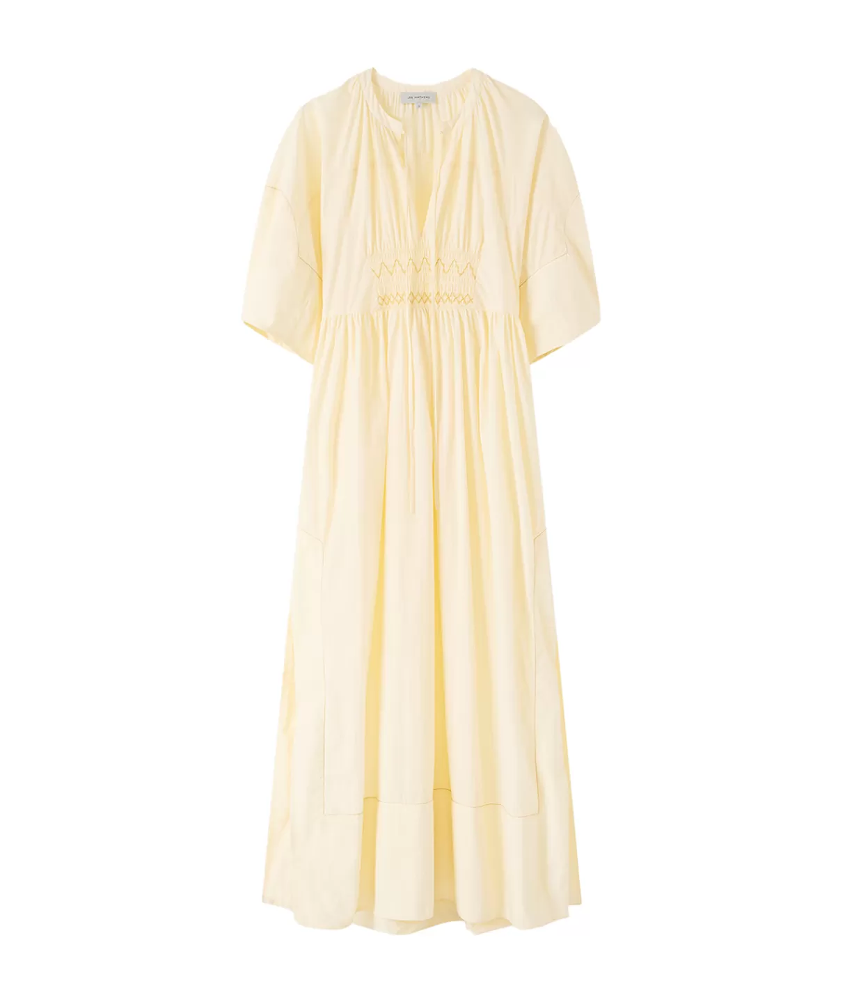 Flash Sale Capri Ruched Dress In Butter Dresses