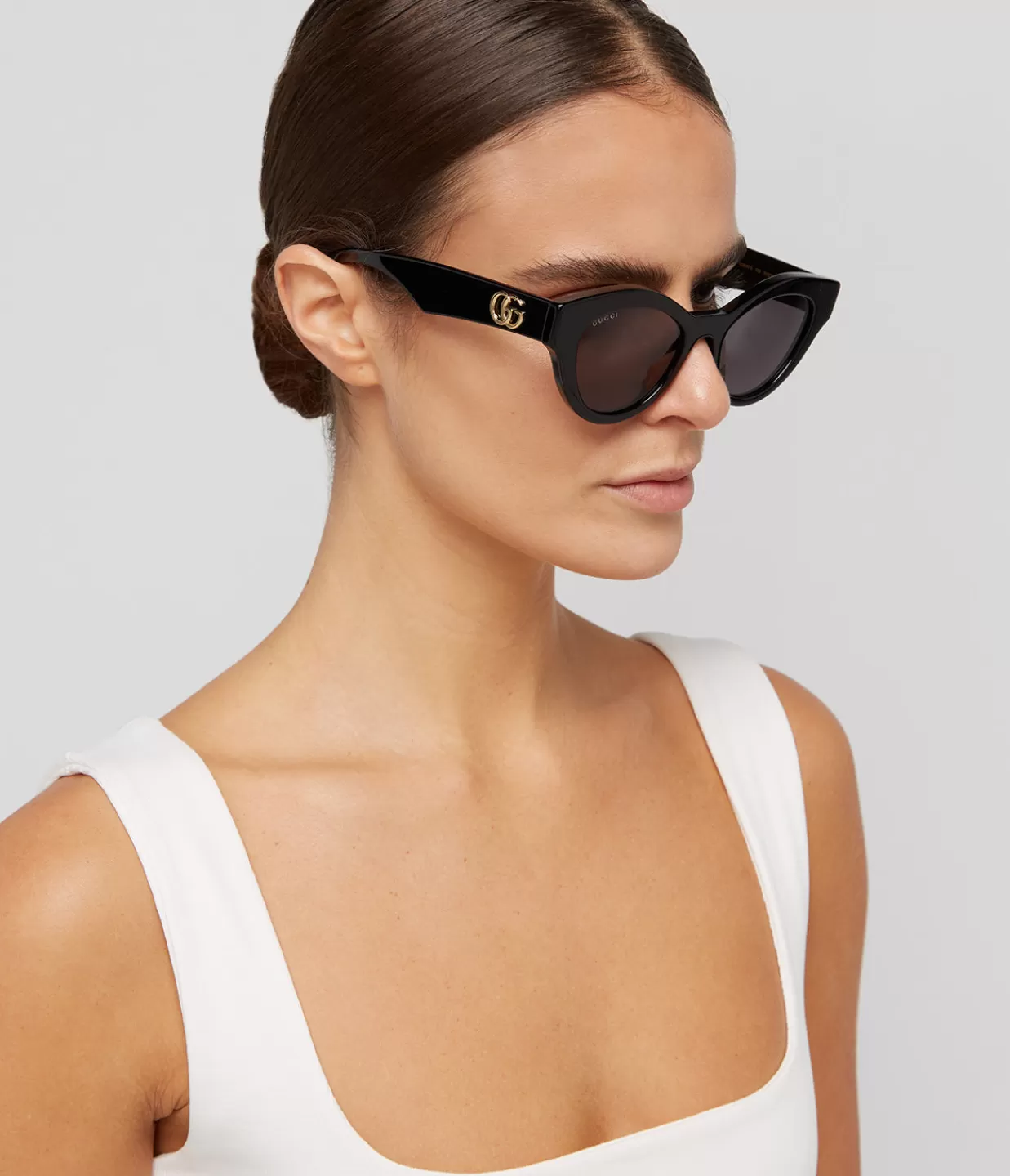 New Cat-eye Tinted Sunglasses In Black Sunglasses