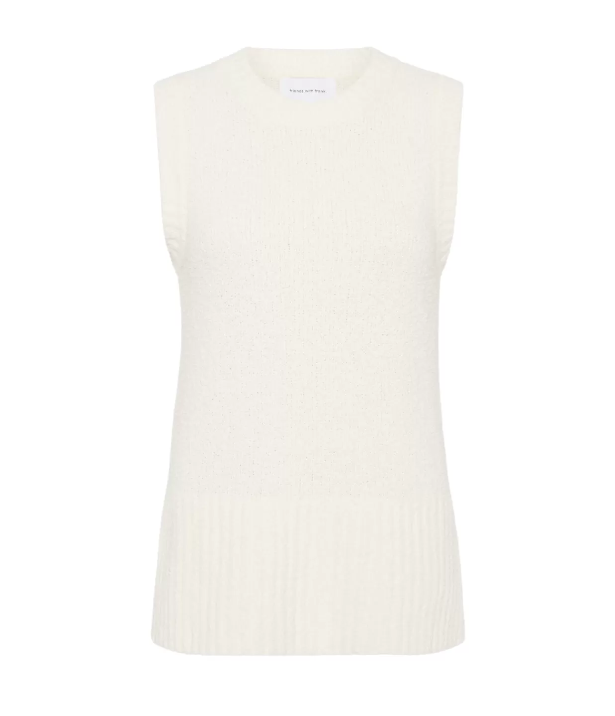 Best Celeste Cashmere Blend Tank In Off White Tops