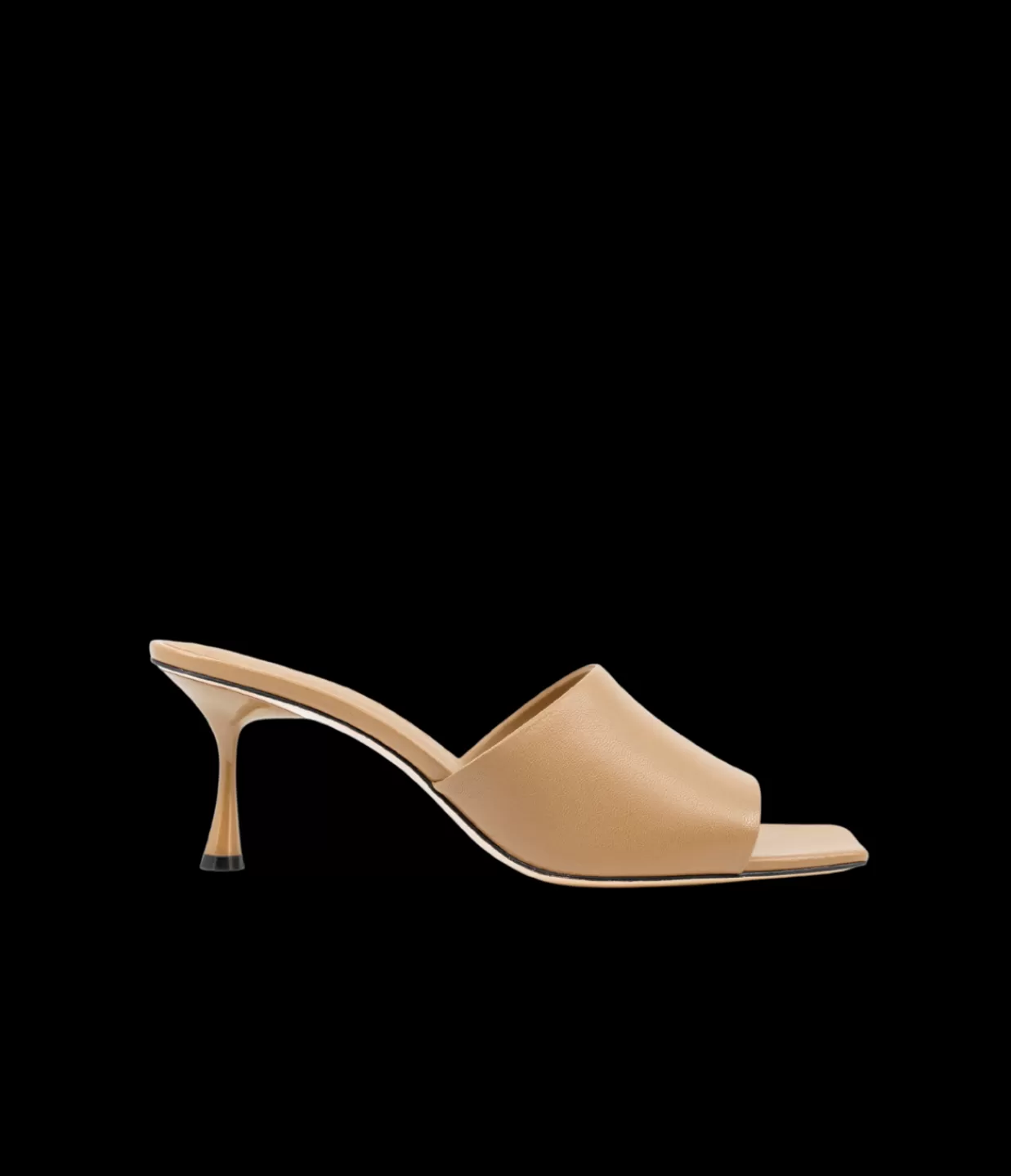 Fashion Classic Mule Heel In Beige Heels & Pumps