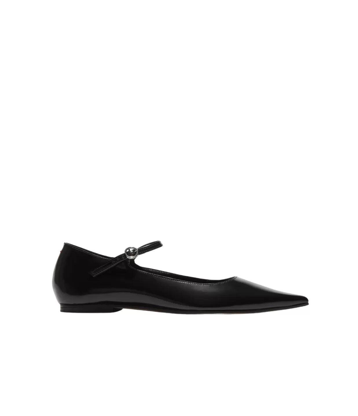 Flash Sale Cleo Leather Flat In Black Flat Shoes