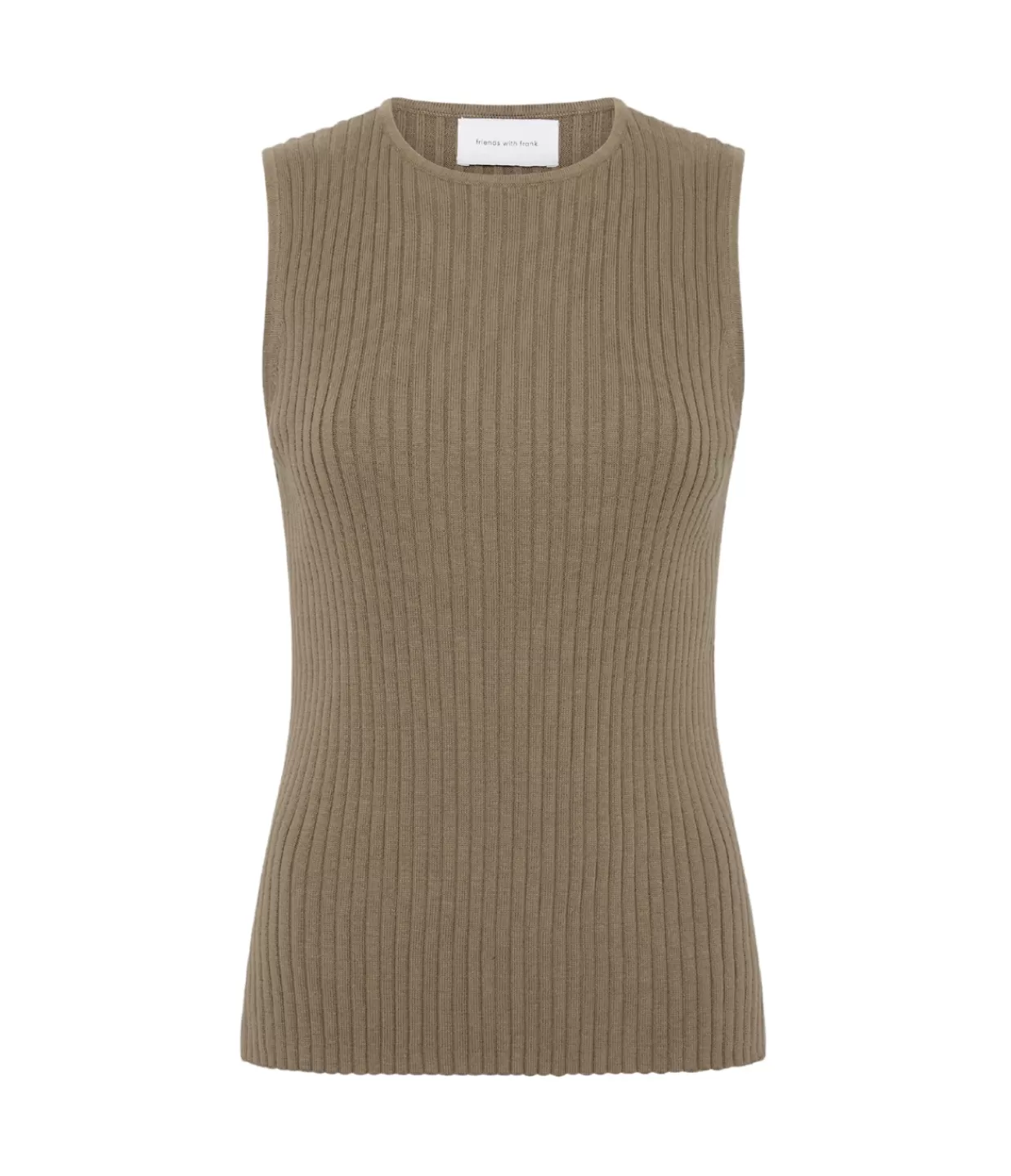 Outlet Cleo Sleeveless Top In Khaki Tops