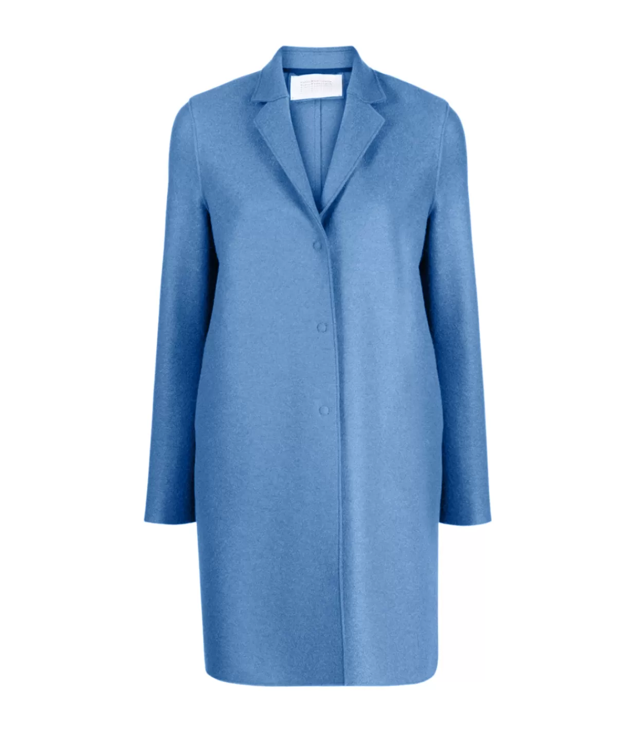 Fashion Cocoon Coat In Denim Blue Jackets & Outerwear