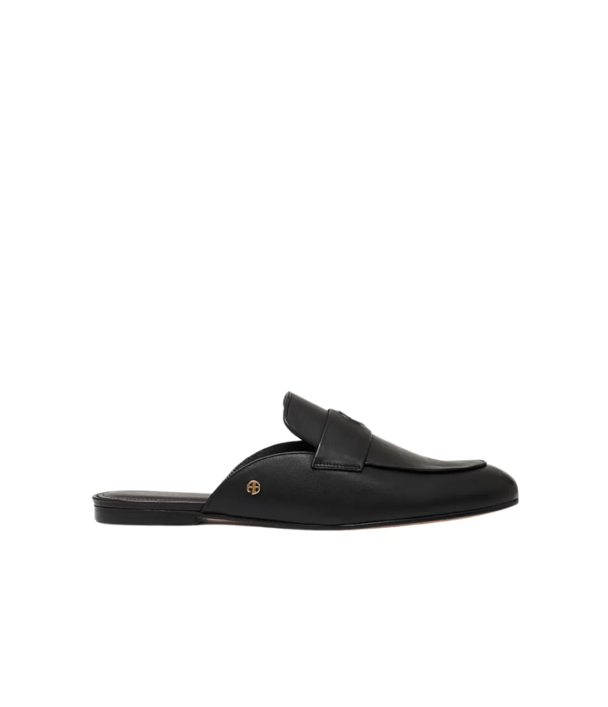 Discount Corrine Mules In Black Flat Shoes