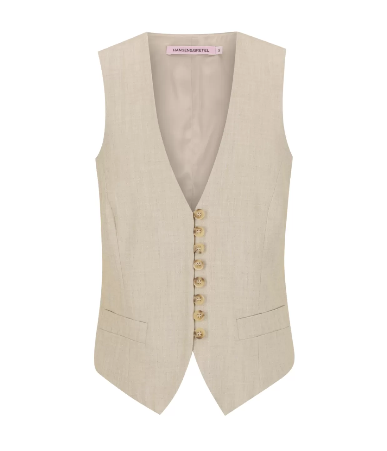 Hot Cory Vest In Sandstone Tops