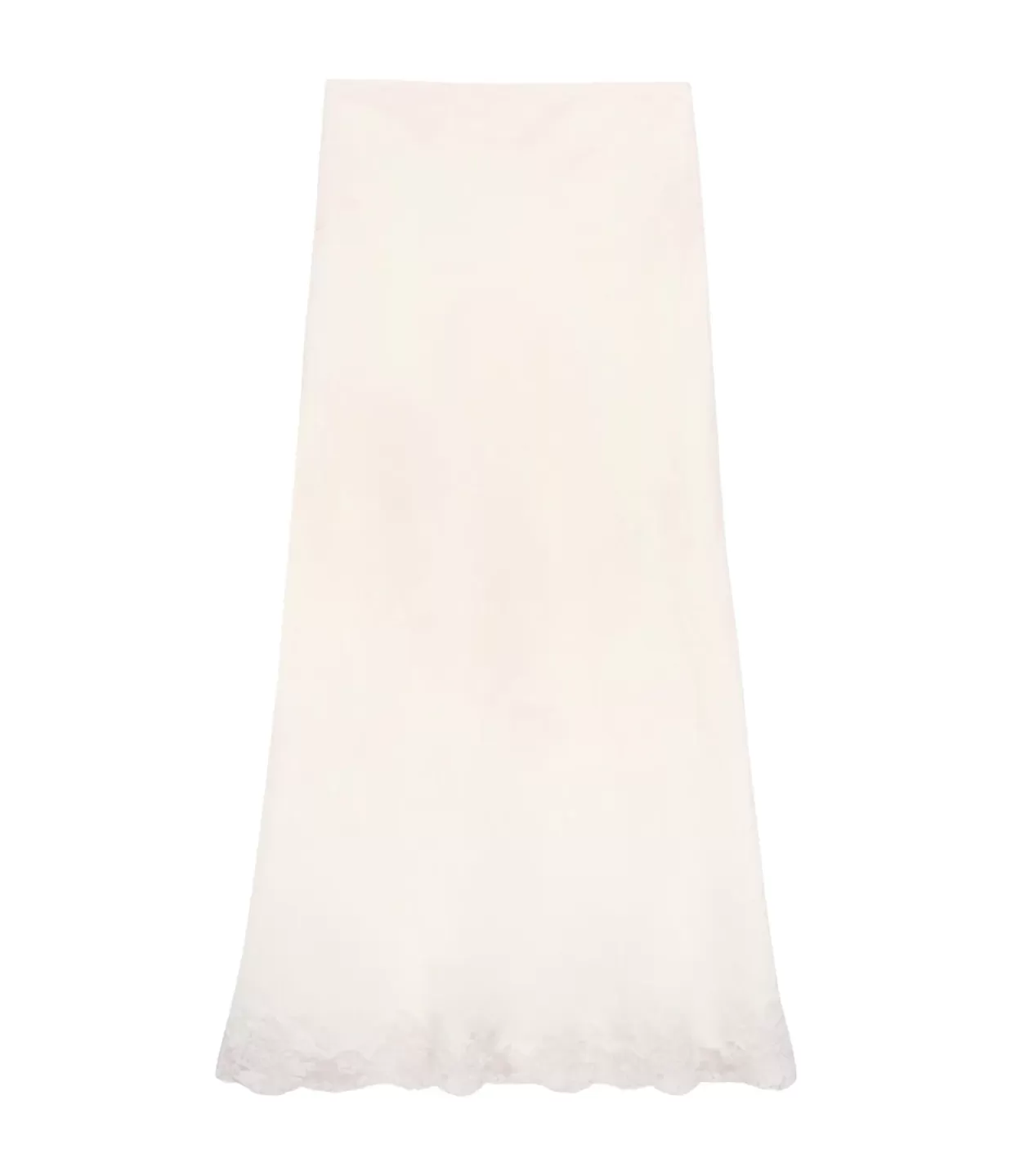 Cheap Crystal Midi Skirt In Cream Skirts