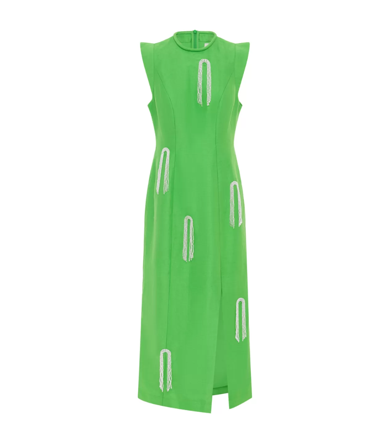 Clearance Dazzle Midi Dress In Green Dresses