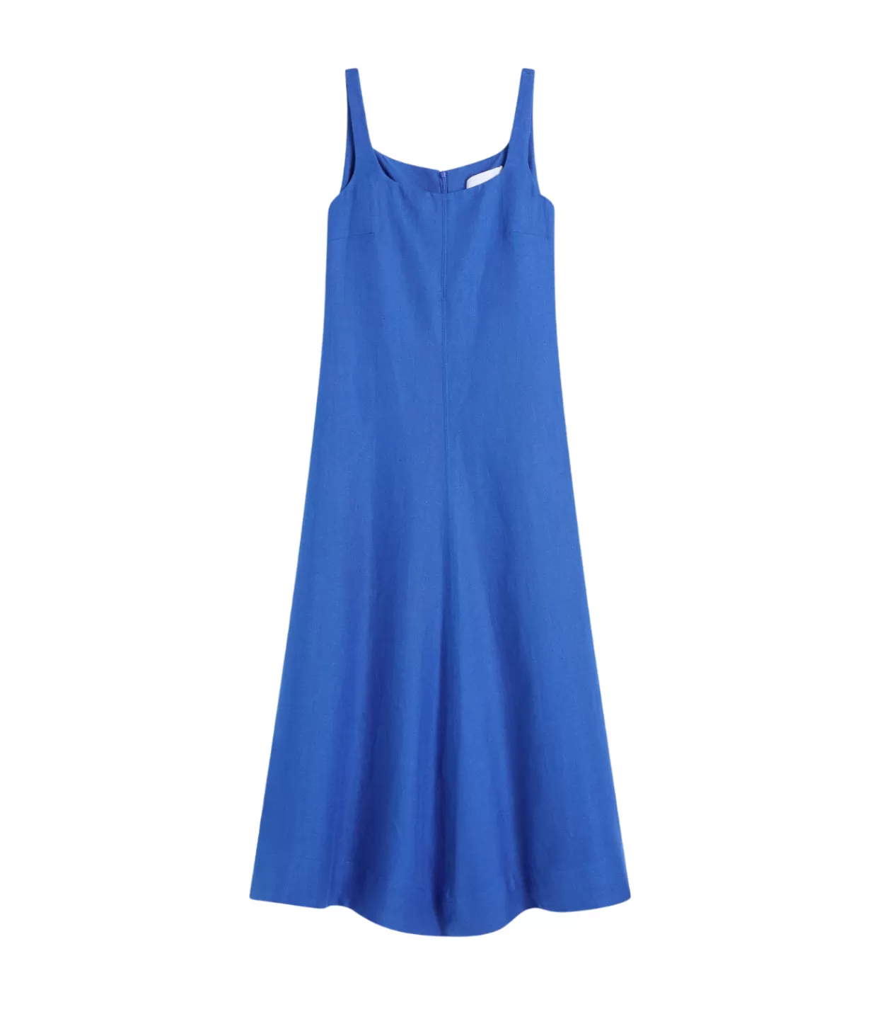 Shop Delphi Flared Maxi Dress In Sapphire Blue Dresses