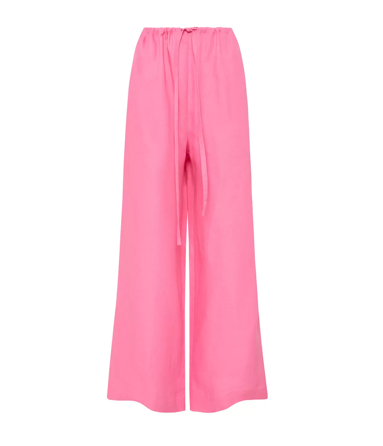 New Delphi Organic Linen Drawstring Pant In Rose Pants