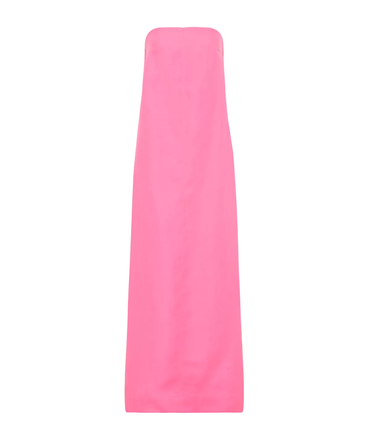 Clearance Delphi Organic Linen Strapless Dress In Rose Dresses