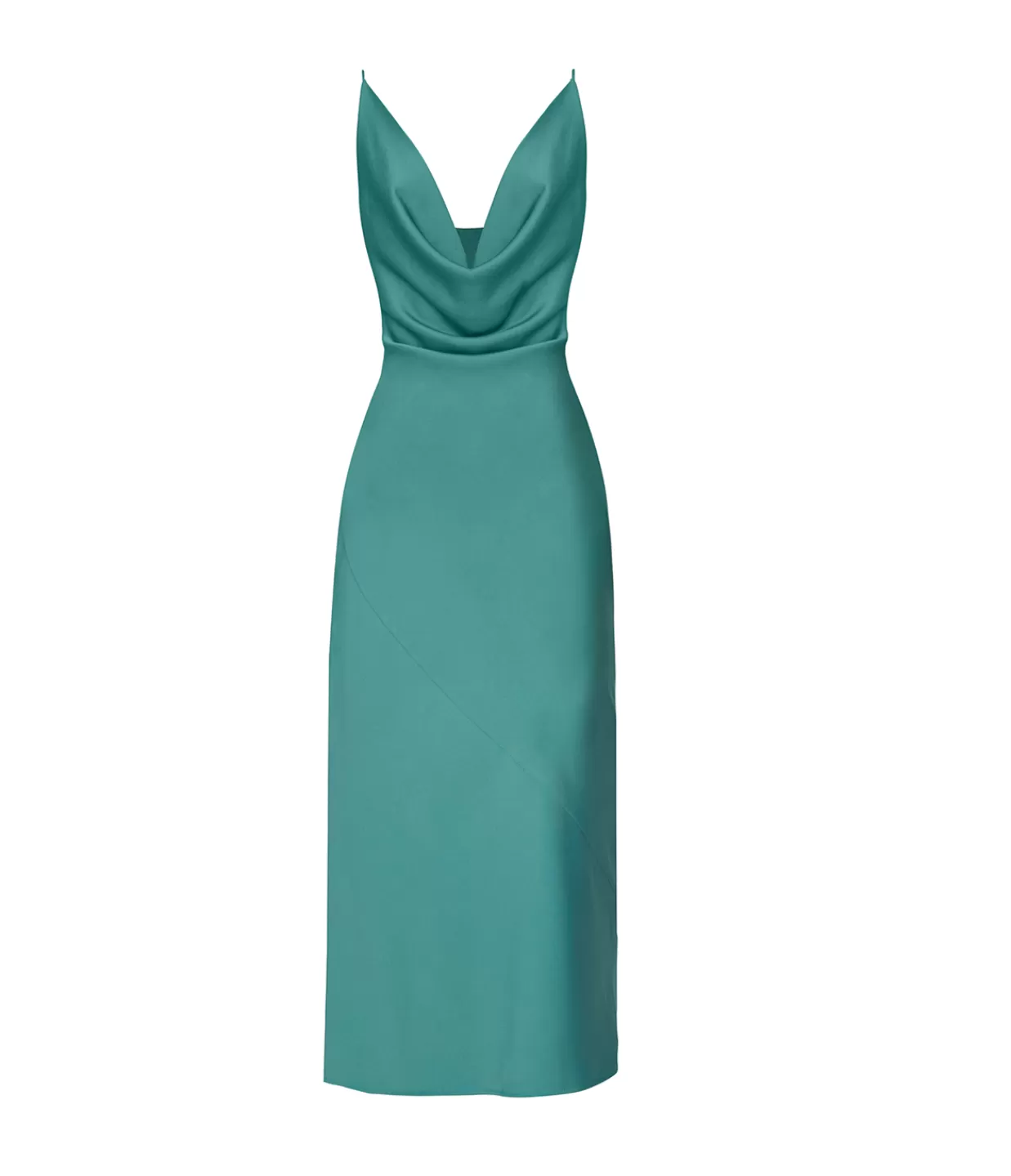 Hot Dianne Slip Dress In Teal Dresses