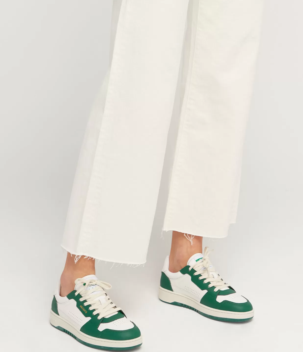 Discount Dice Lo Sneaker In White And Green Sneakers