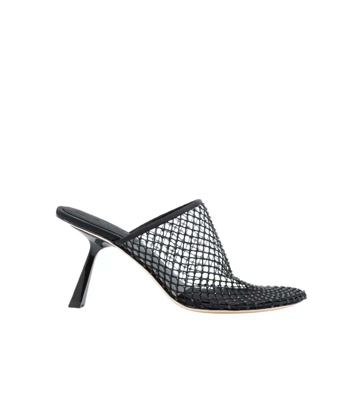 Flash Sale Dolly Mesh Mule In Black Heels & Pumps