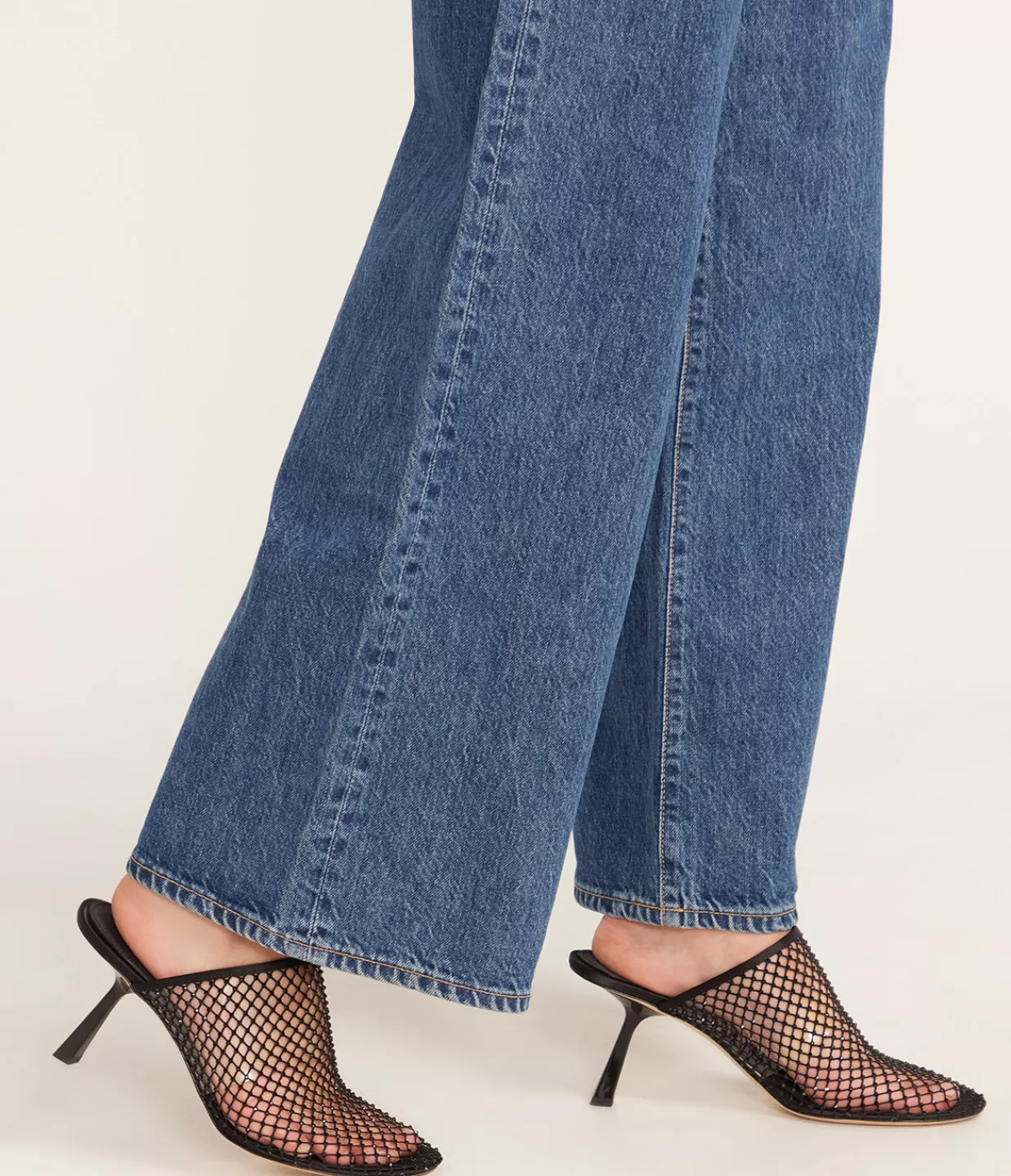 Flash Sale Dolly Mesh Mule In Black Heels & Pumps