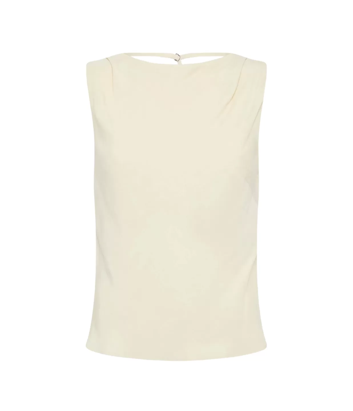 Discount Draped Cowl Top In Dove Tops