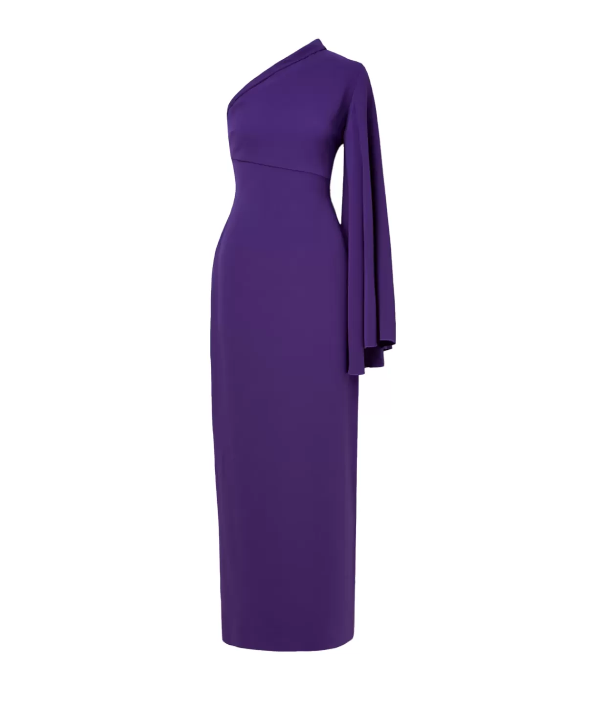 Store Elisa Woven Crepe Maxi Dress In Amethyst Dresses