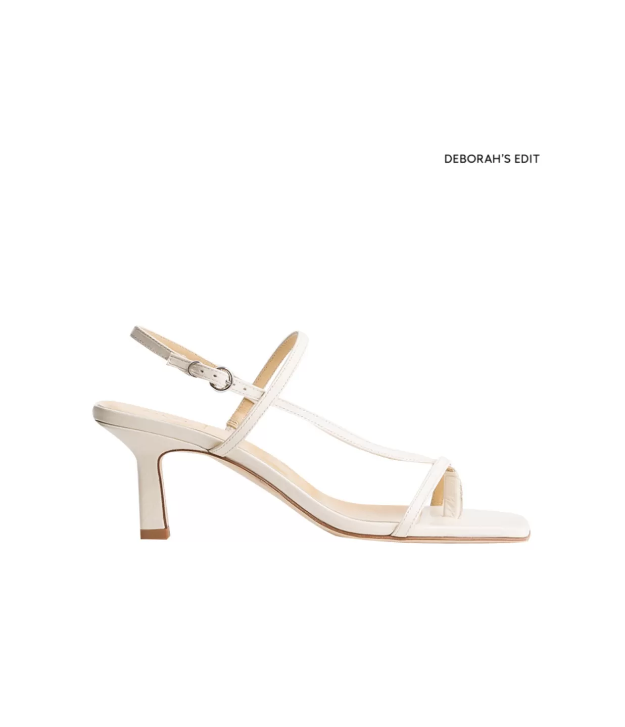 Fashion Elise Nappa Heel In Creamy Heels & Pumps