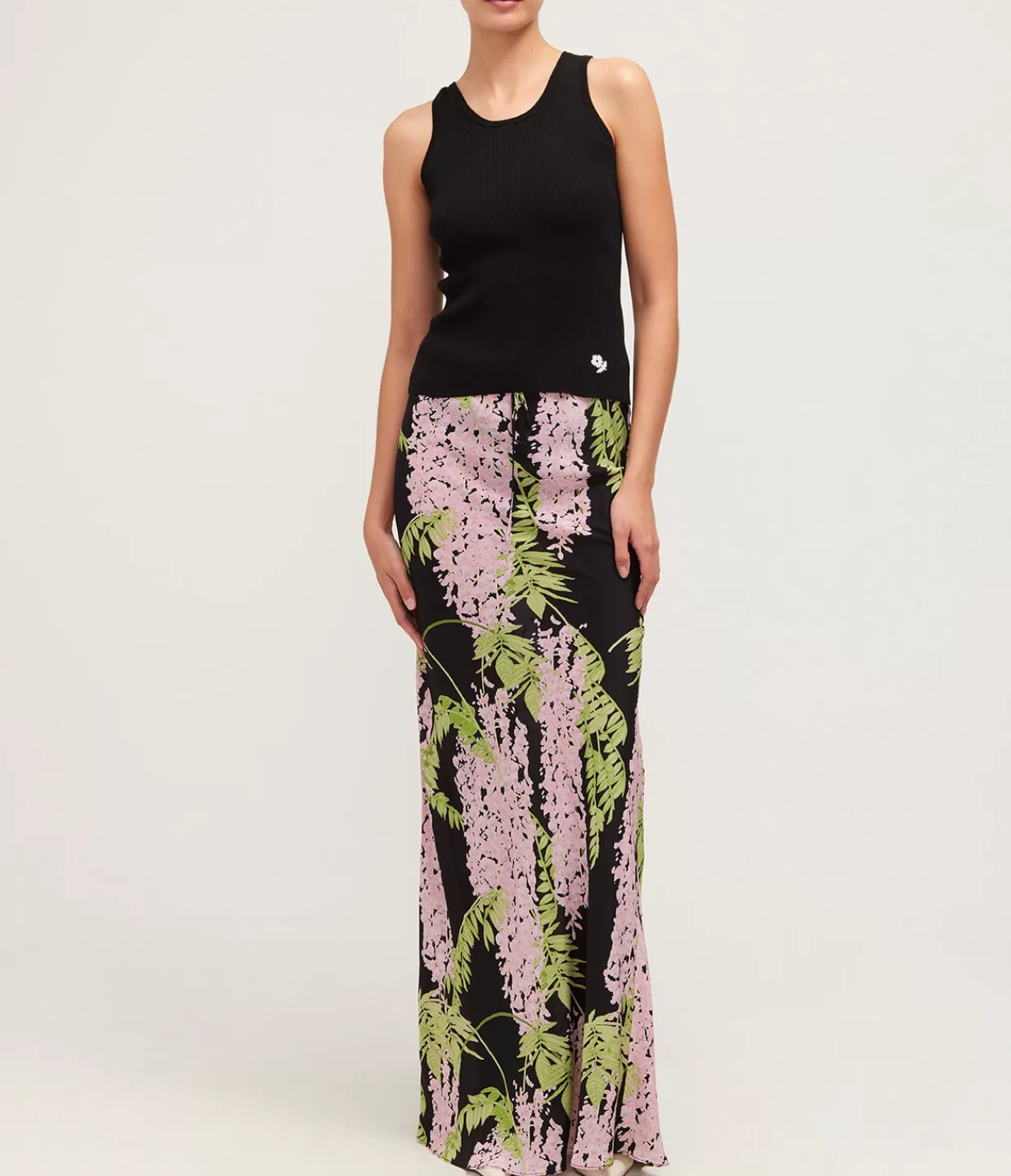 Best Emily Bias Cut Maxi Skirt In Wisteria Skirts