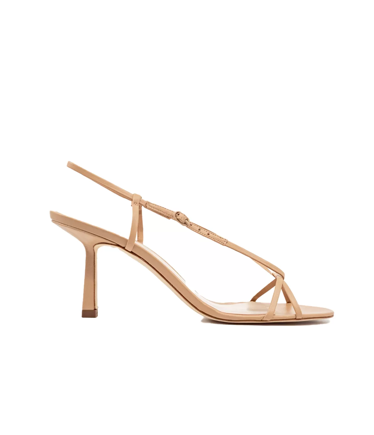 Fashion Entwined Strappy Heel In Beige Heels & Pumps