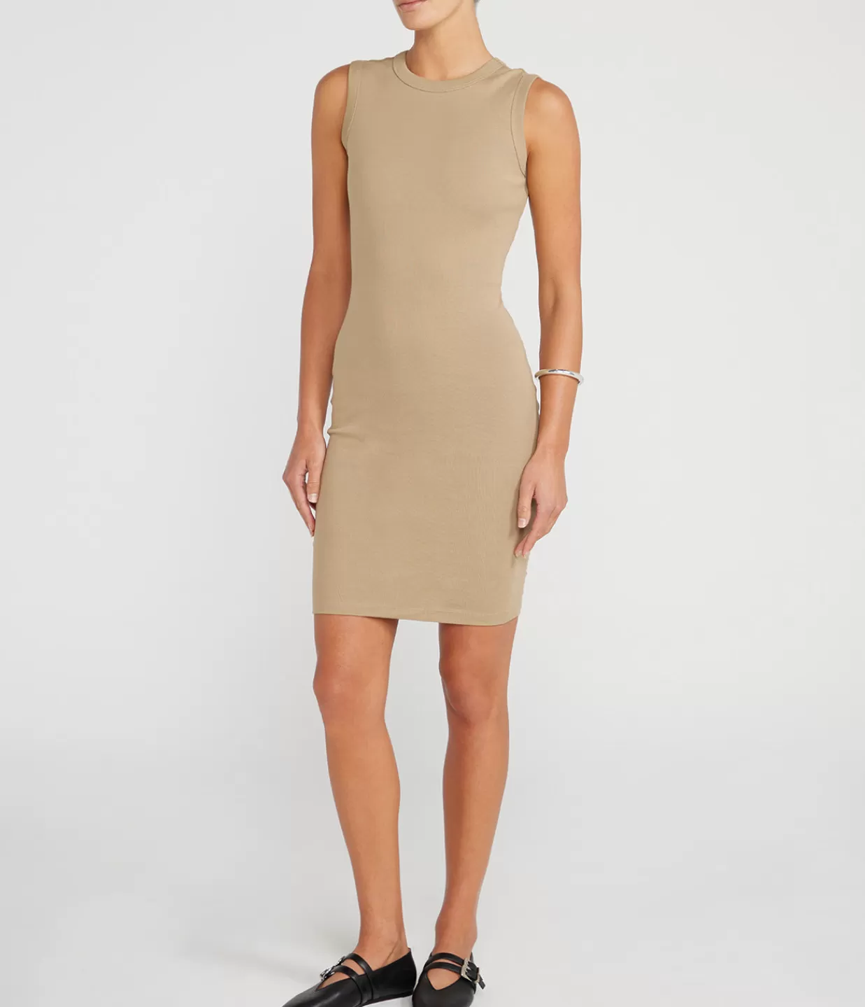 Clearance Esme High Neck Dress In Dune Dresses