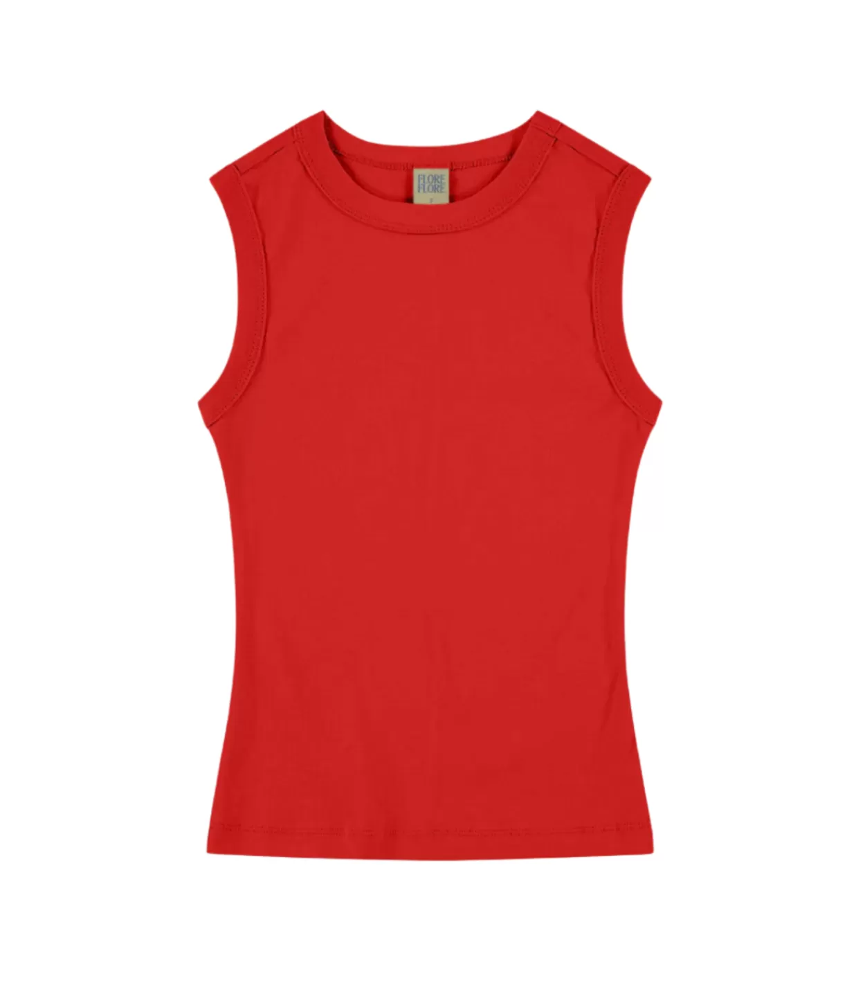 Outlet Esme High Neck Tank In Audrey T-Shirts & Tanks