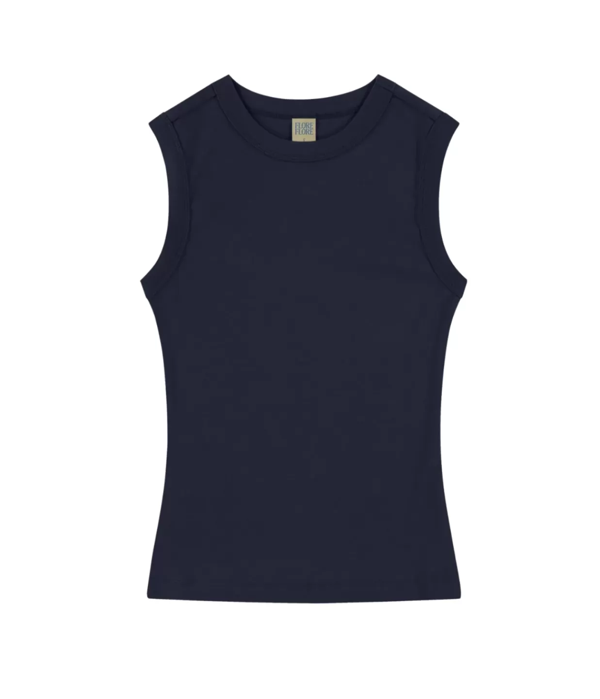 Hot Esme High Neck Tank In Navy T-Shirts & Tanks