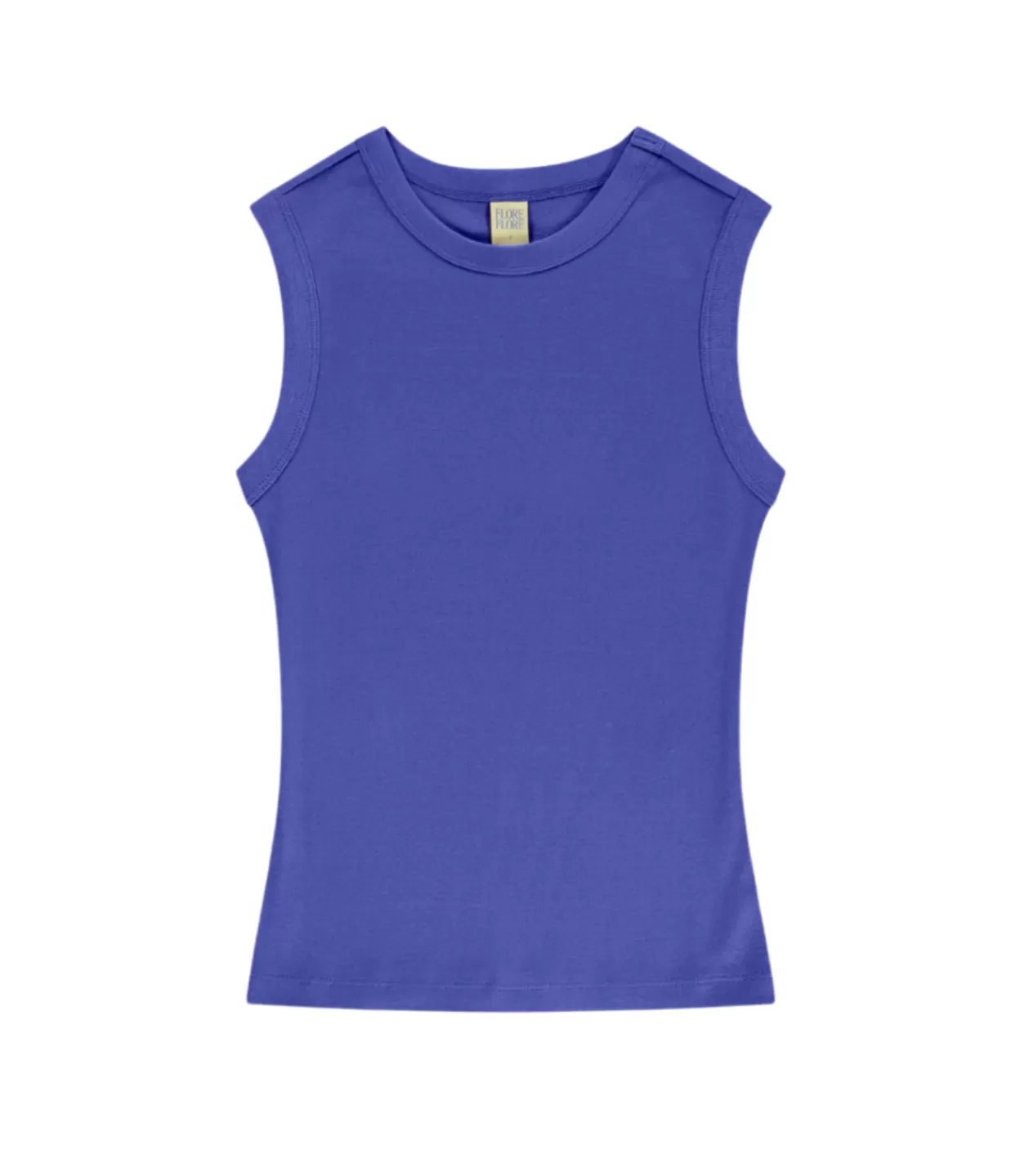 Cheap Esme High Neck Tank In Royal Blue T-Shirts & Tanks