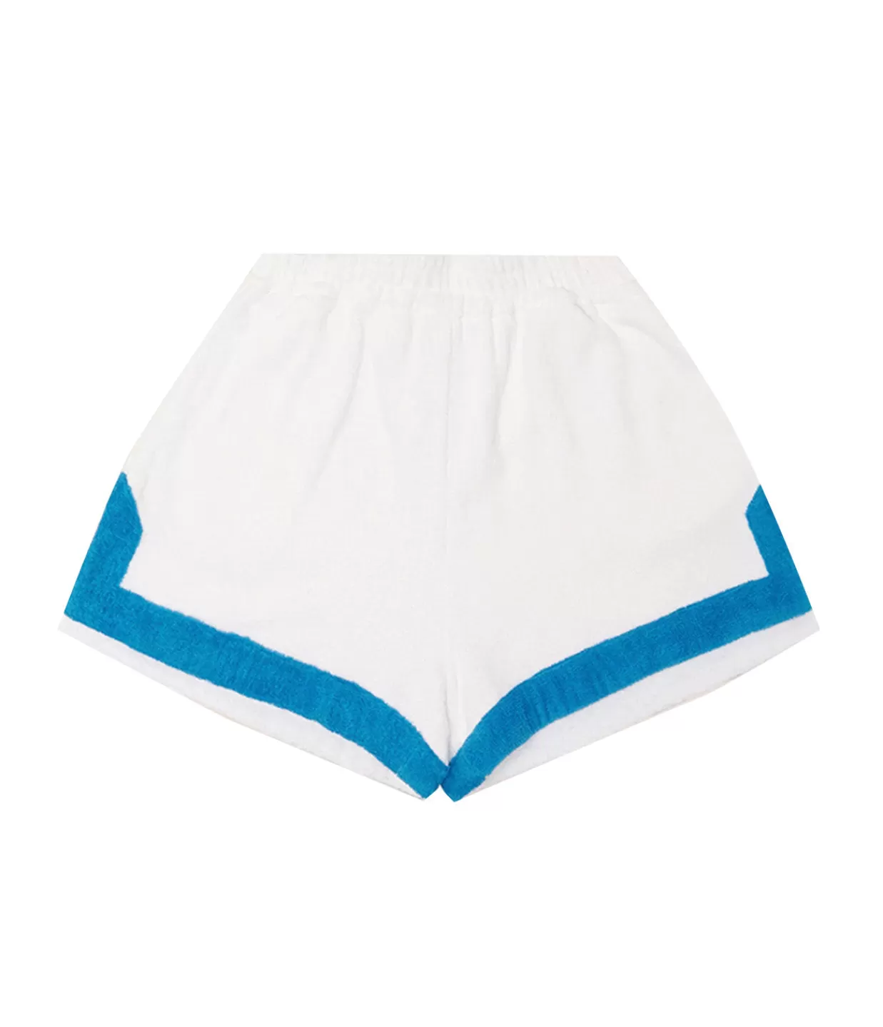 Best Sale Estate Towelling Short In Bianco Ciano Shorts