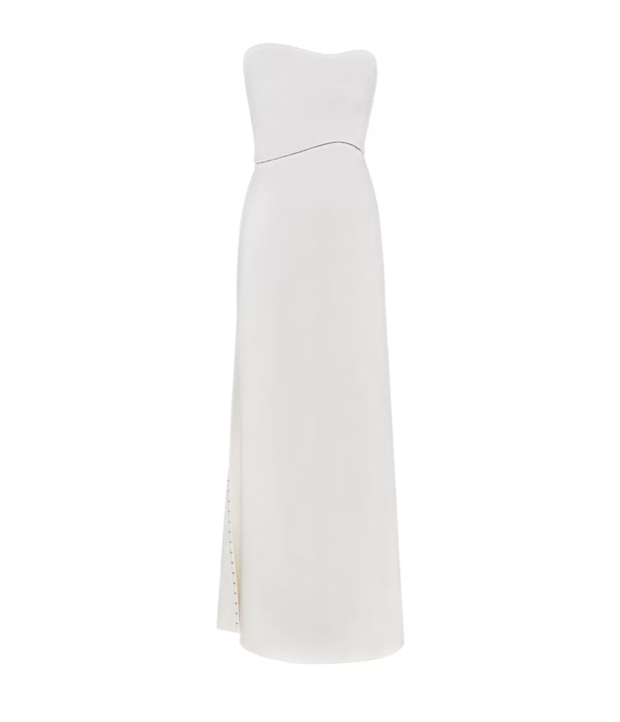 Best Sale Fiona Strapless Maxi Dress In White Dresses