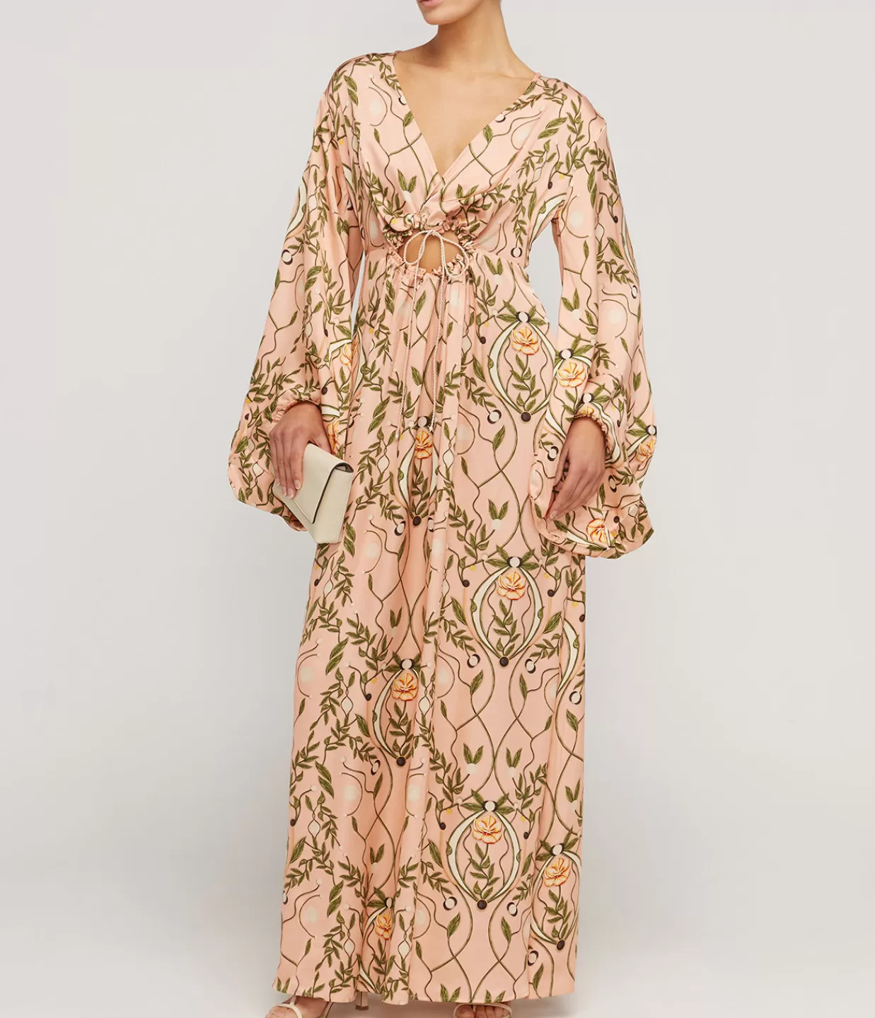 Cheap Francisca Kaftan Dress In Lunar Dresses