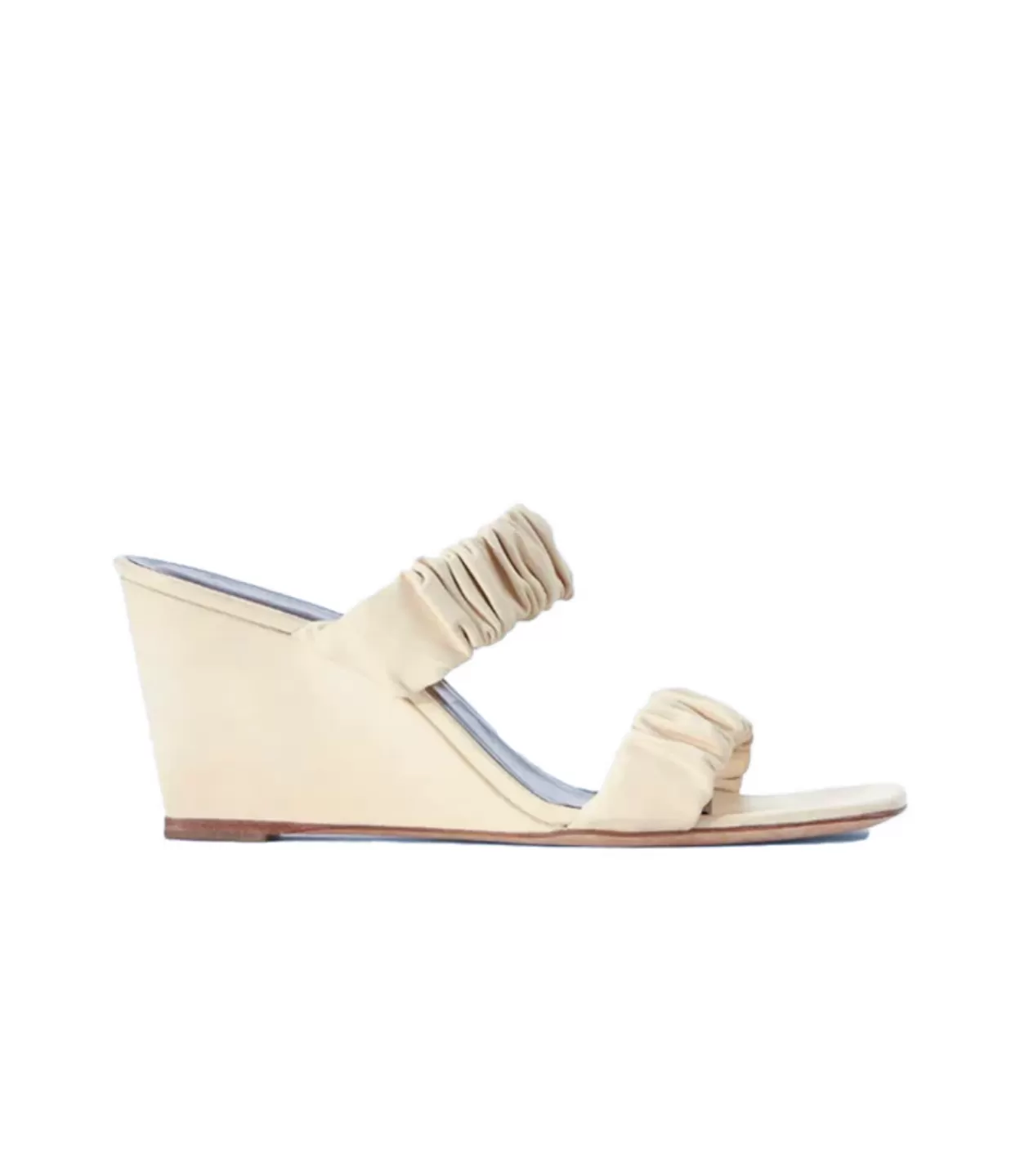 Cheap Frankie Wedge Sandal In Cream Heels & Pumps