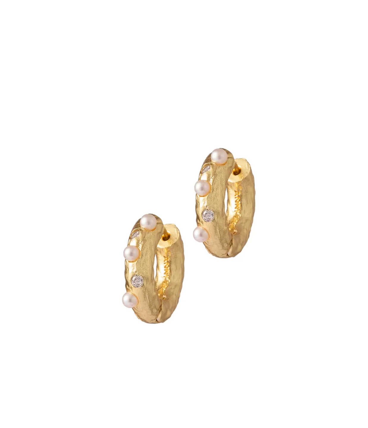 Sale Gem In A Hoop Earring In Gold Jewellery | Earrings