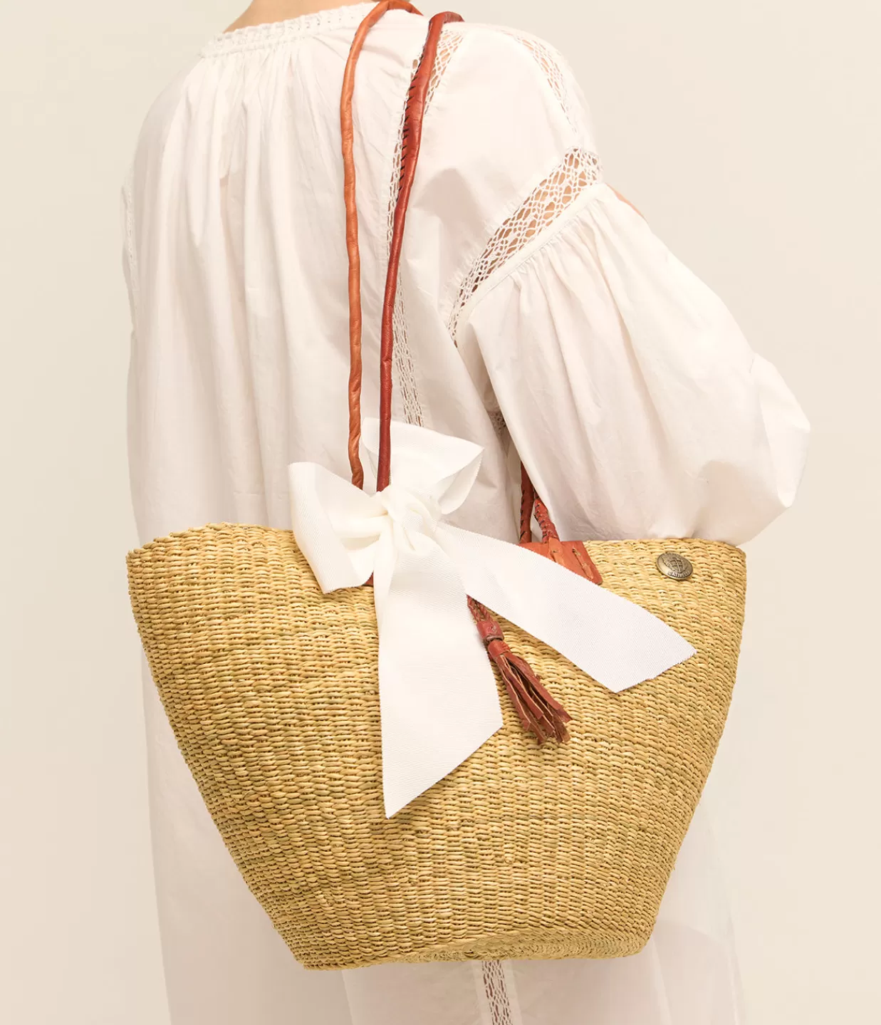 Online Ghana Basket Bag In Tan Bags